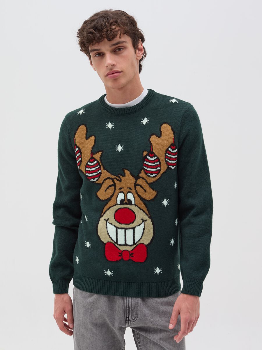 Christmas Jumper with Rudolph the reindeer_1