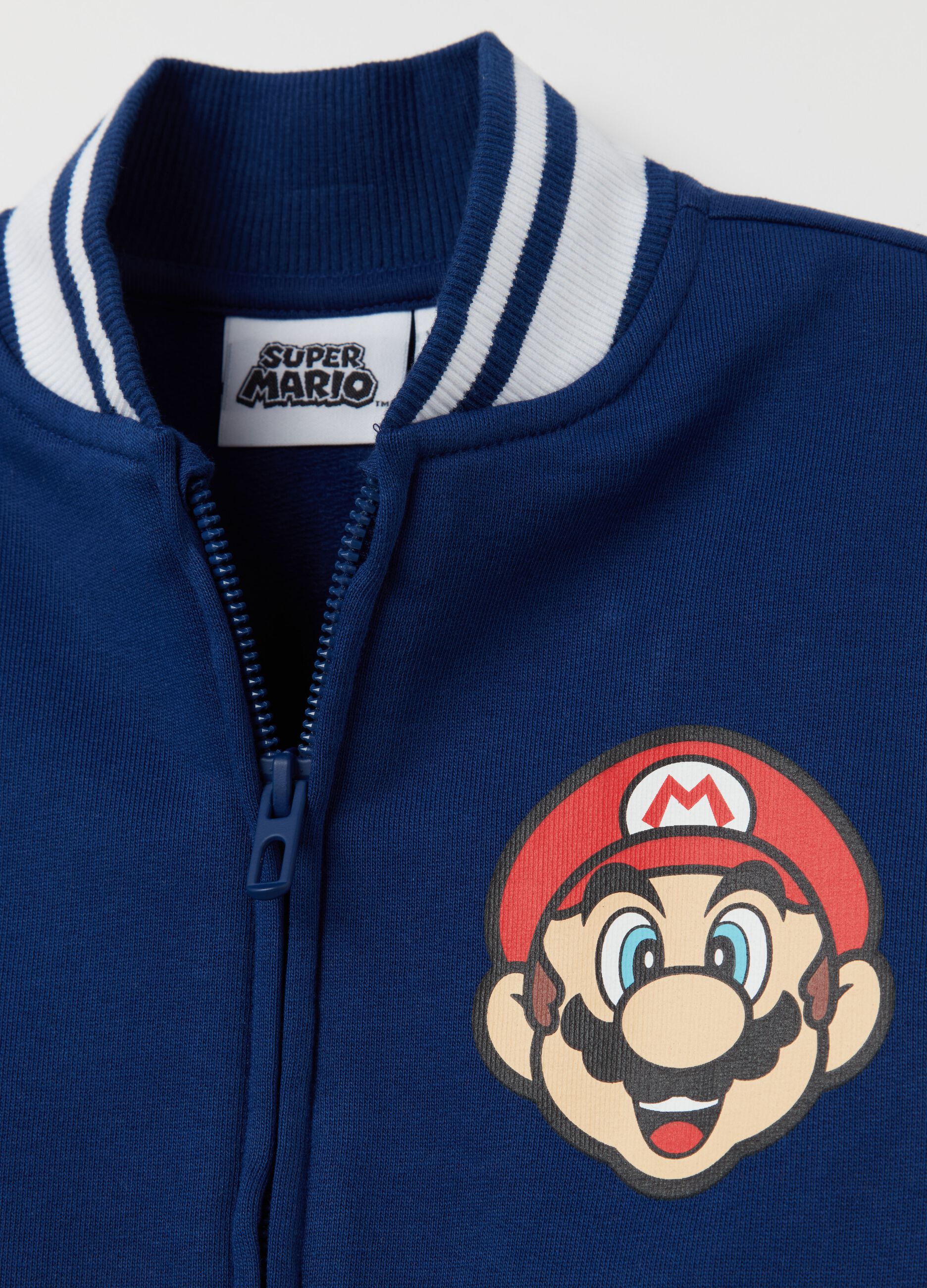 Full-zip varsity con stampa Super Mario™