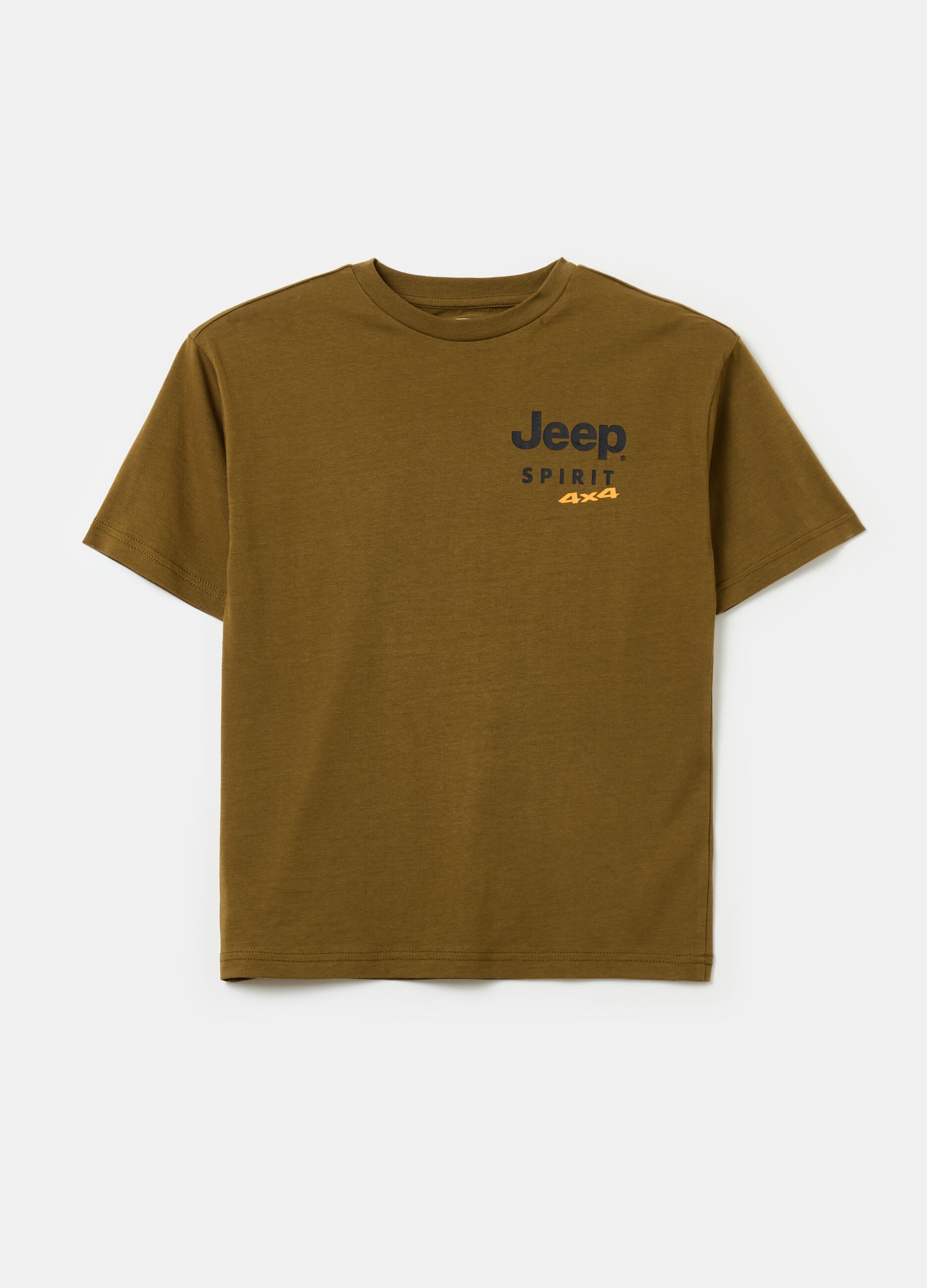 Camiseta de algodón con estampado Jeep