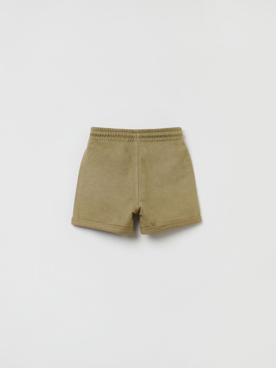 Shorts in French Terry with drawstring_1