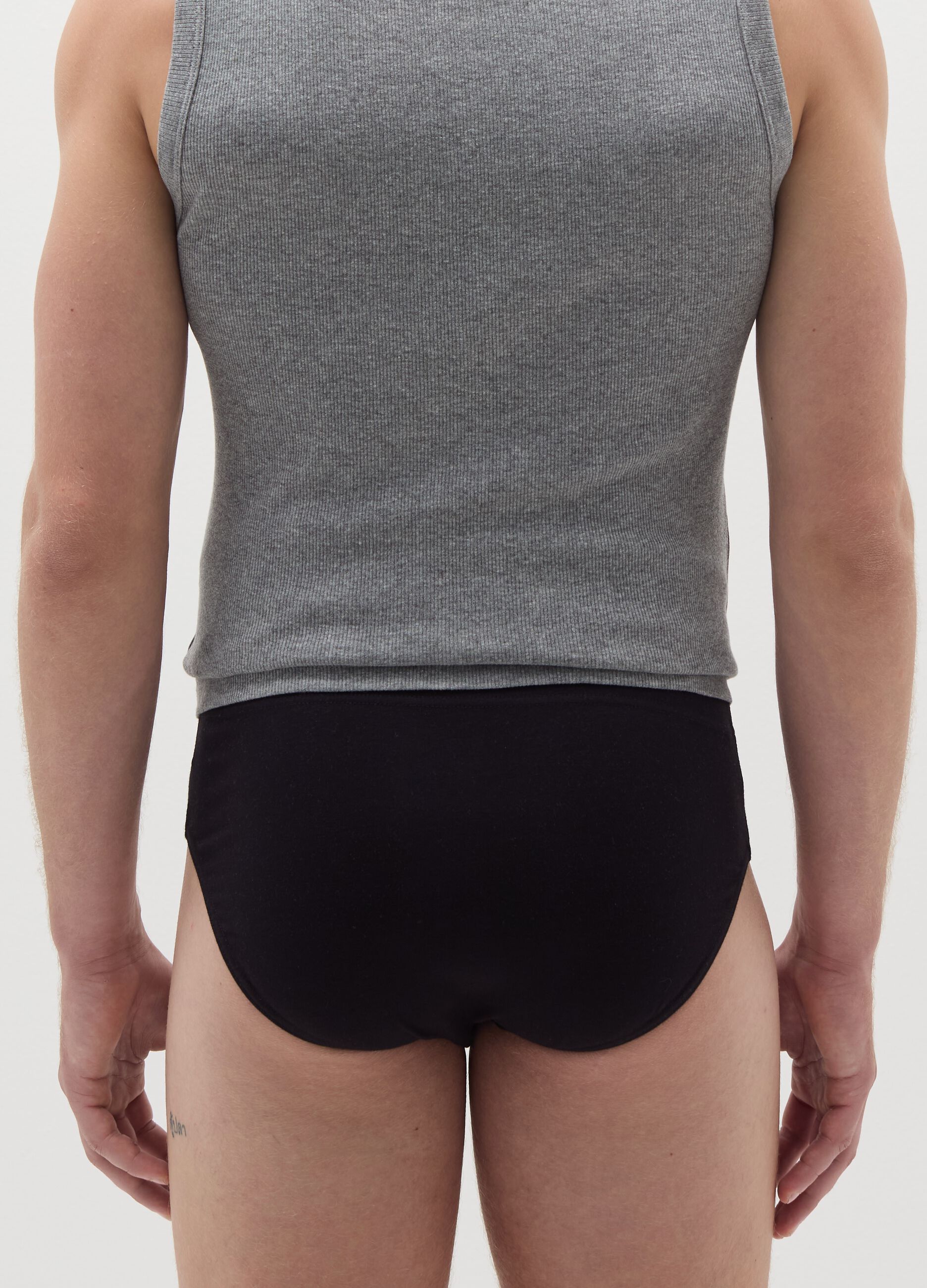 Three-pack briefs in stretch organic cotton