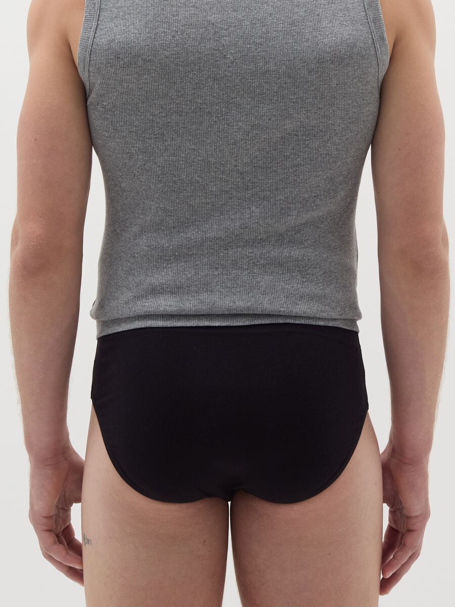 Three-pack briefs in stretch organic cotton_2