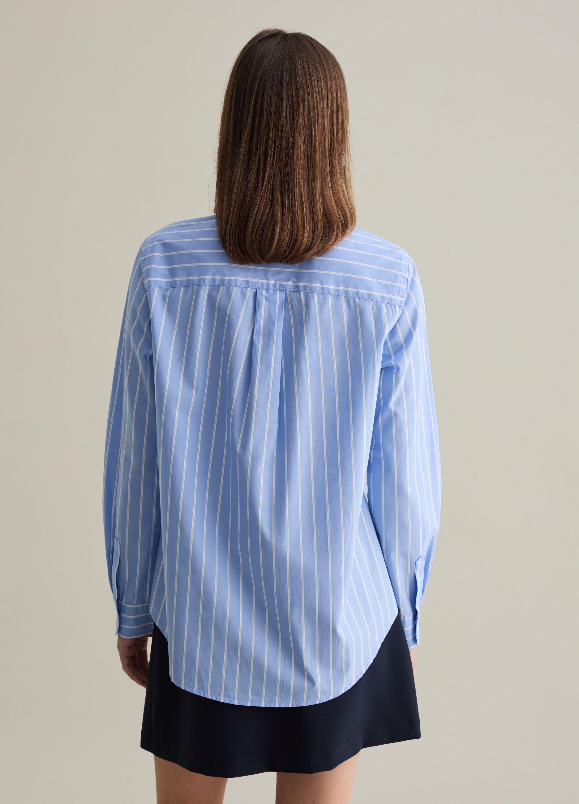 Cotton poplin shirt