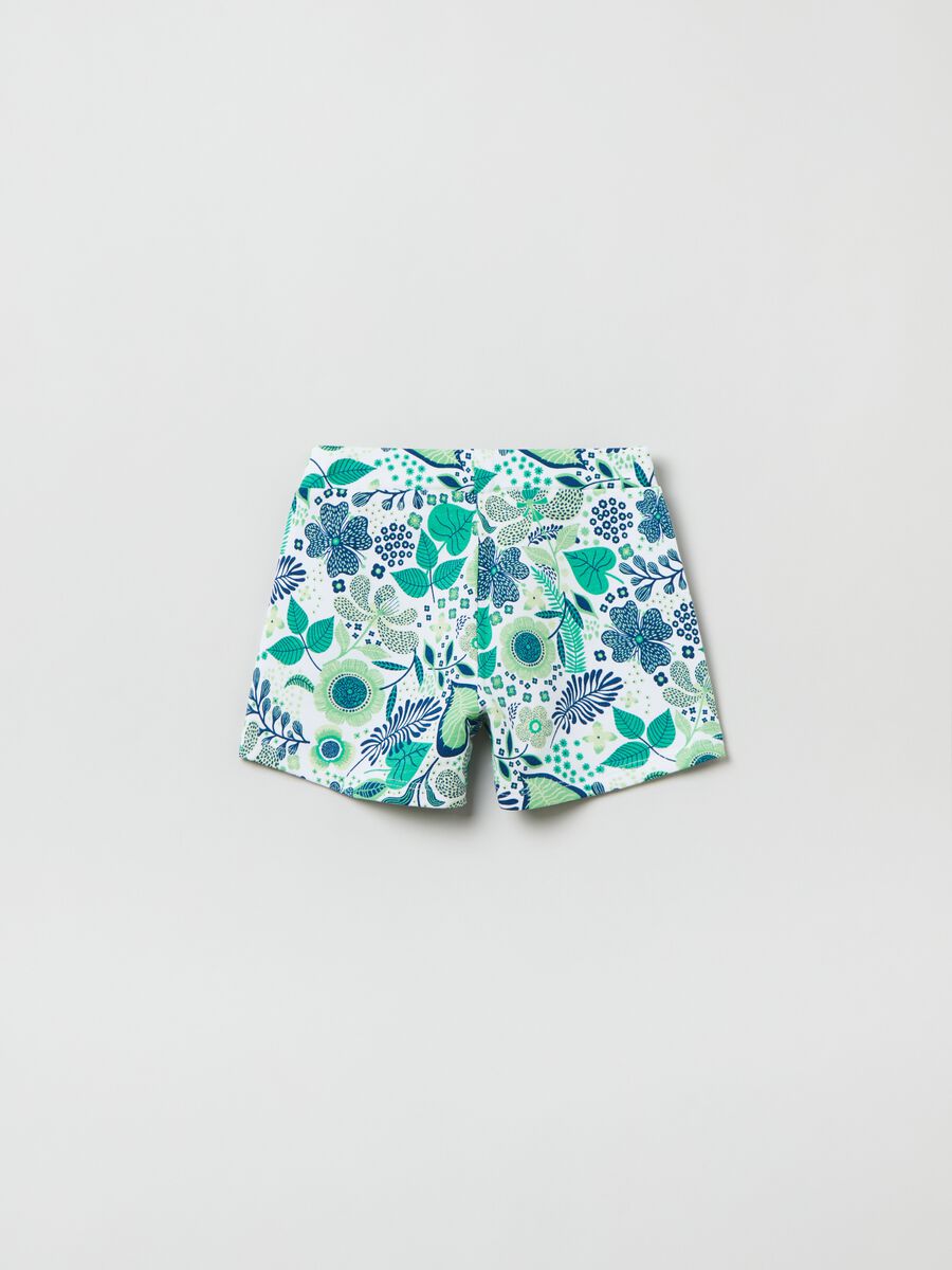 Shorts in French Terry con stampa_1