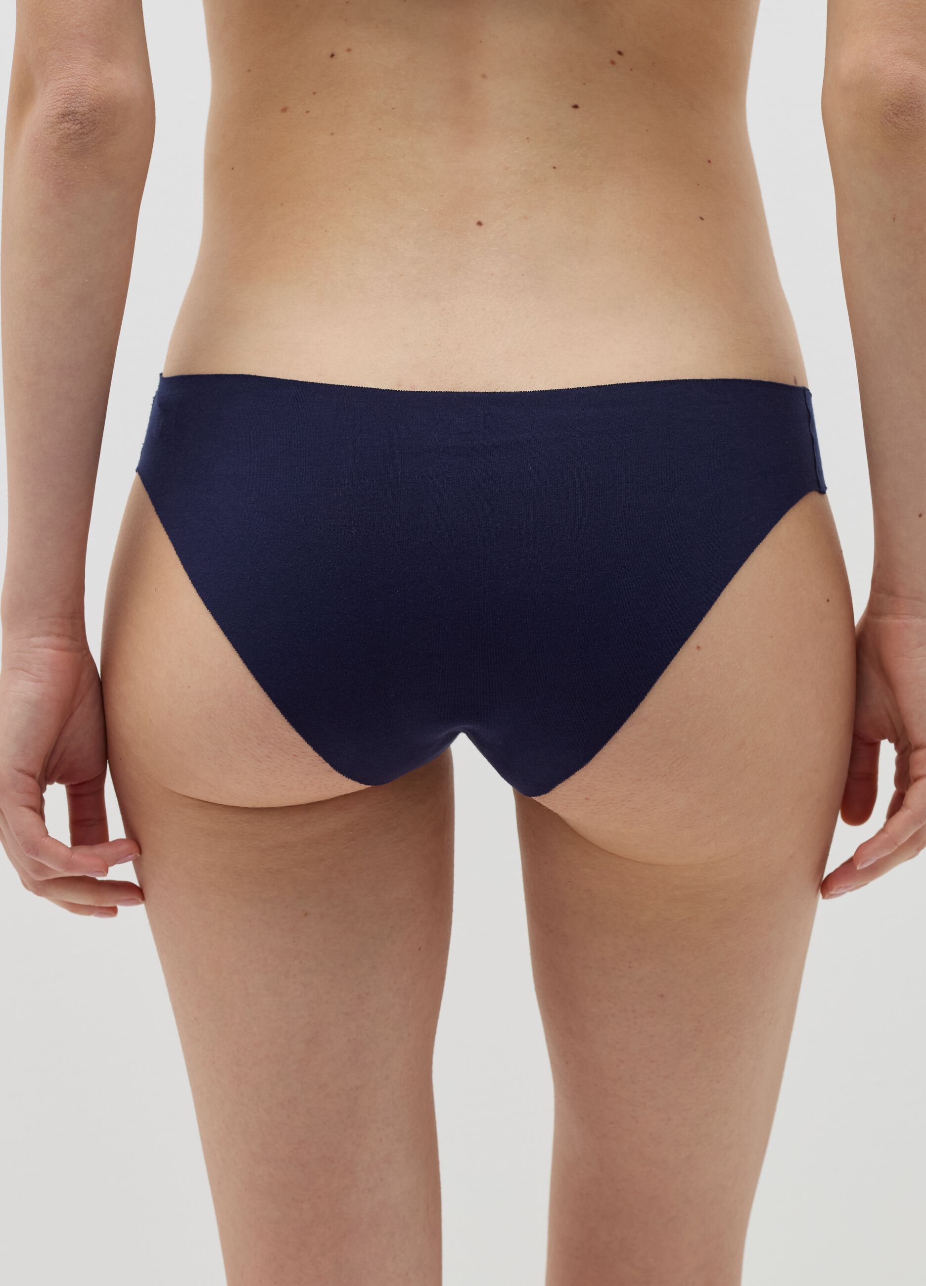 Slip in cotone bio stretch con taglio laser