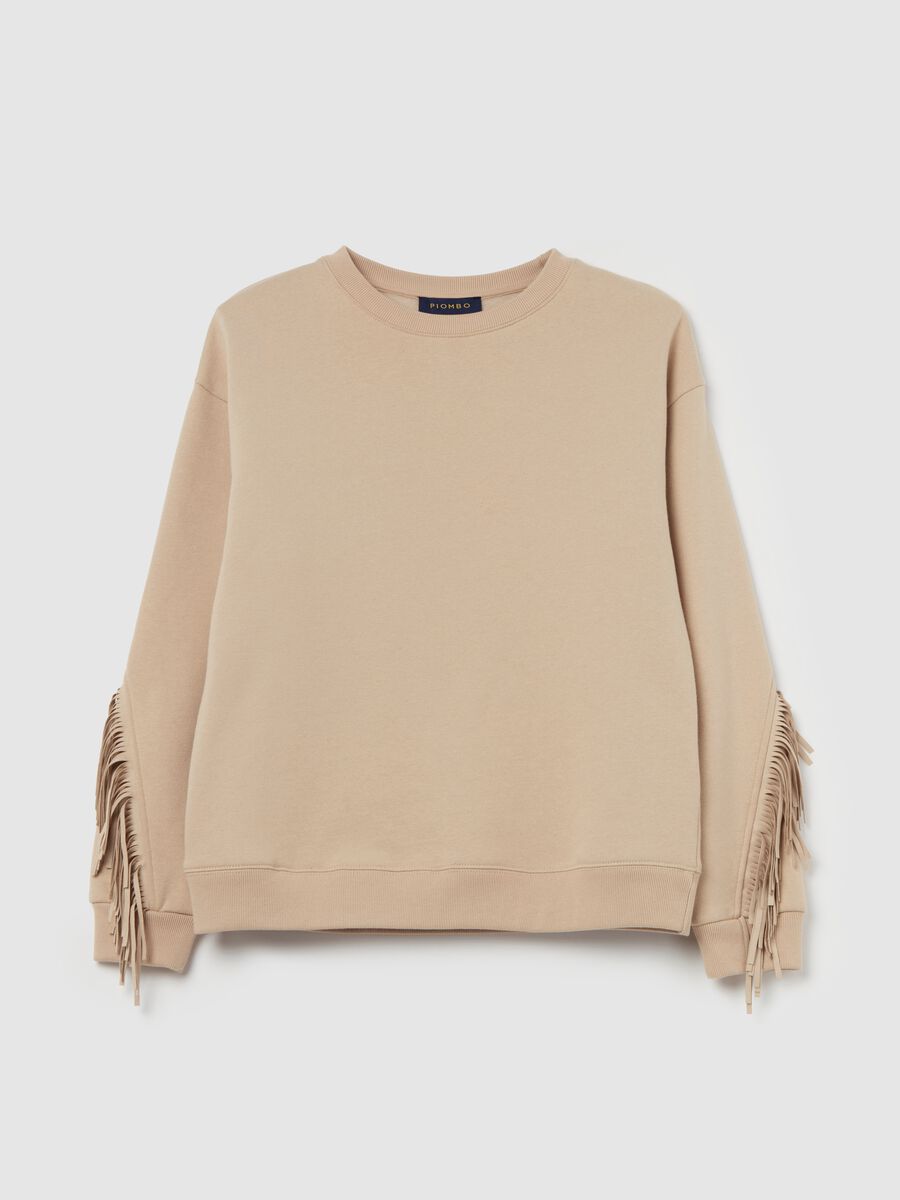 Oversized sweatshirt with fringing_4