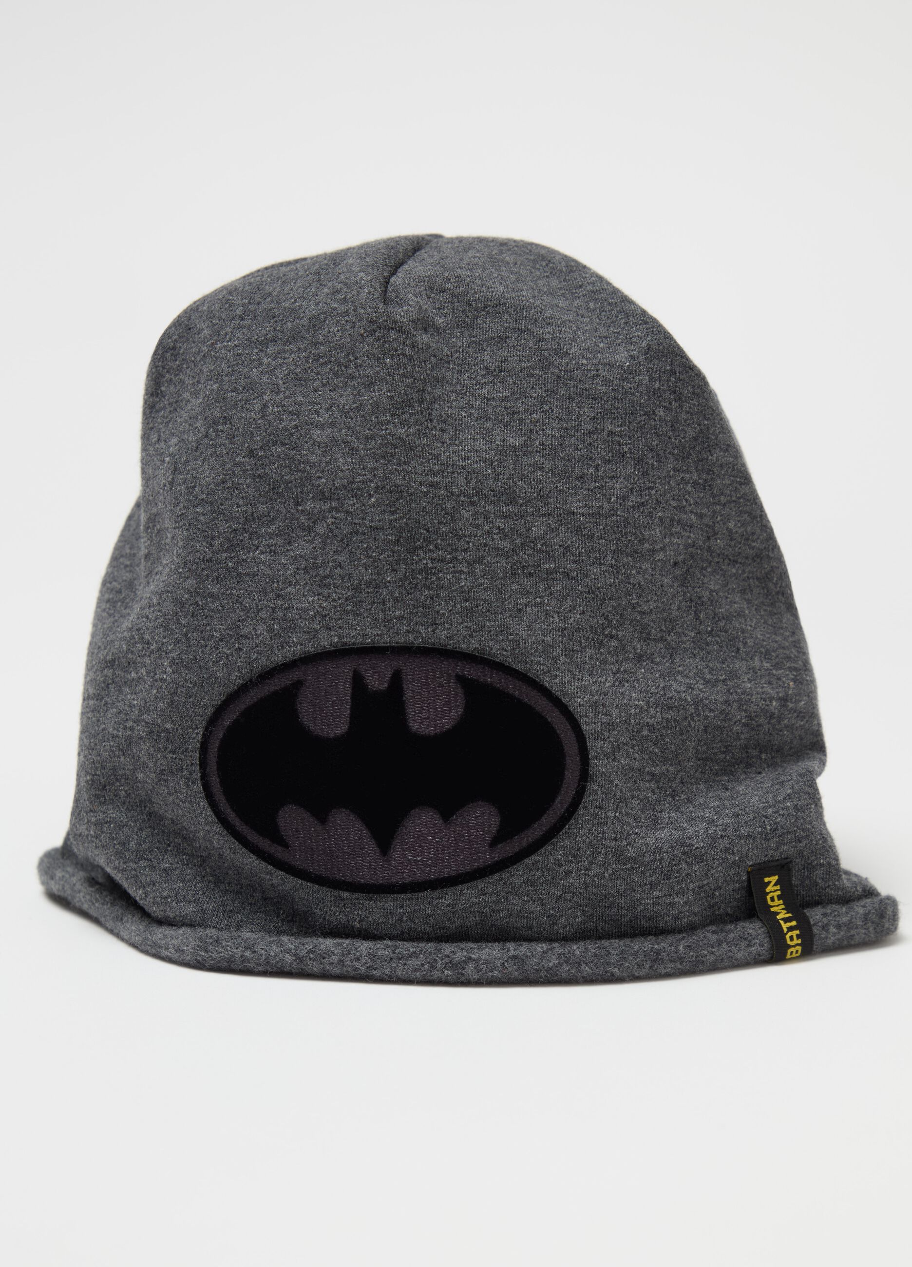 Organic cotton hat with Batman patch