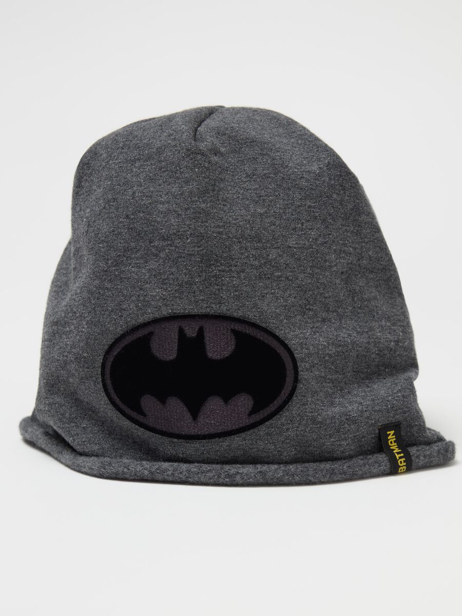 Organic cotton hat with Batman patch_2