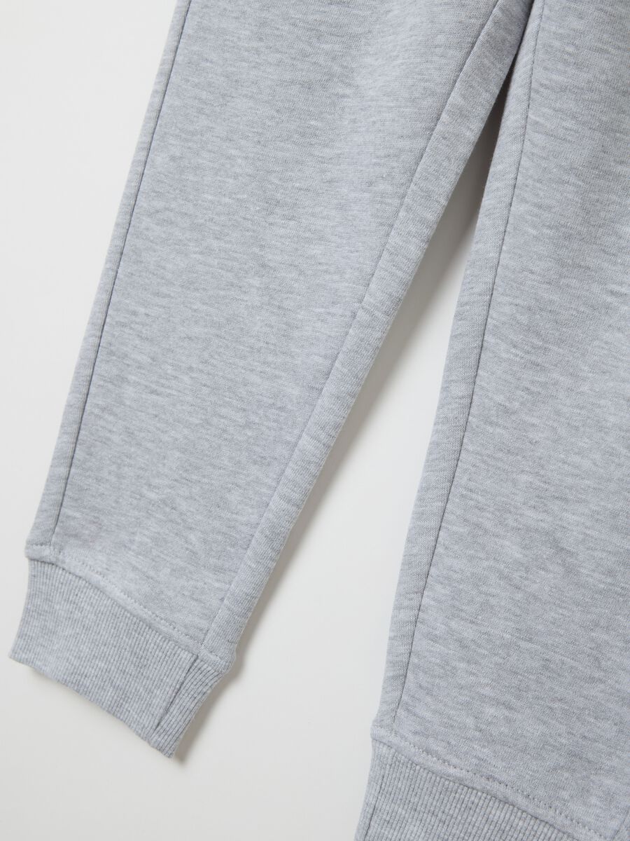 Joggers in organic cotton with drawstring_3