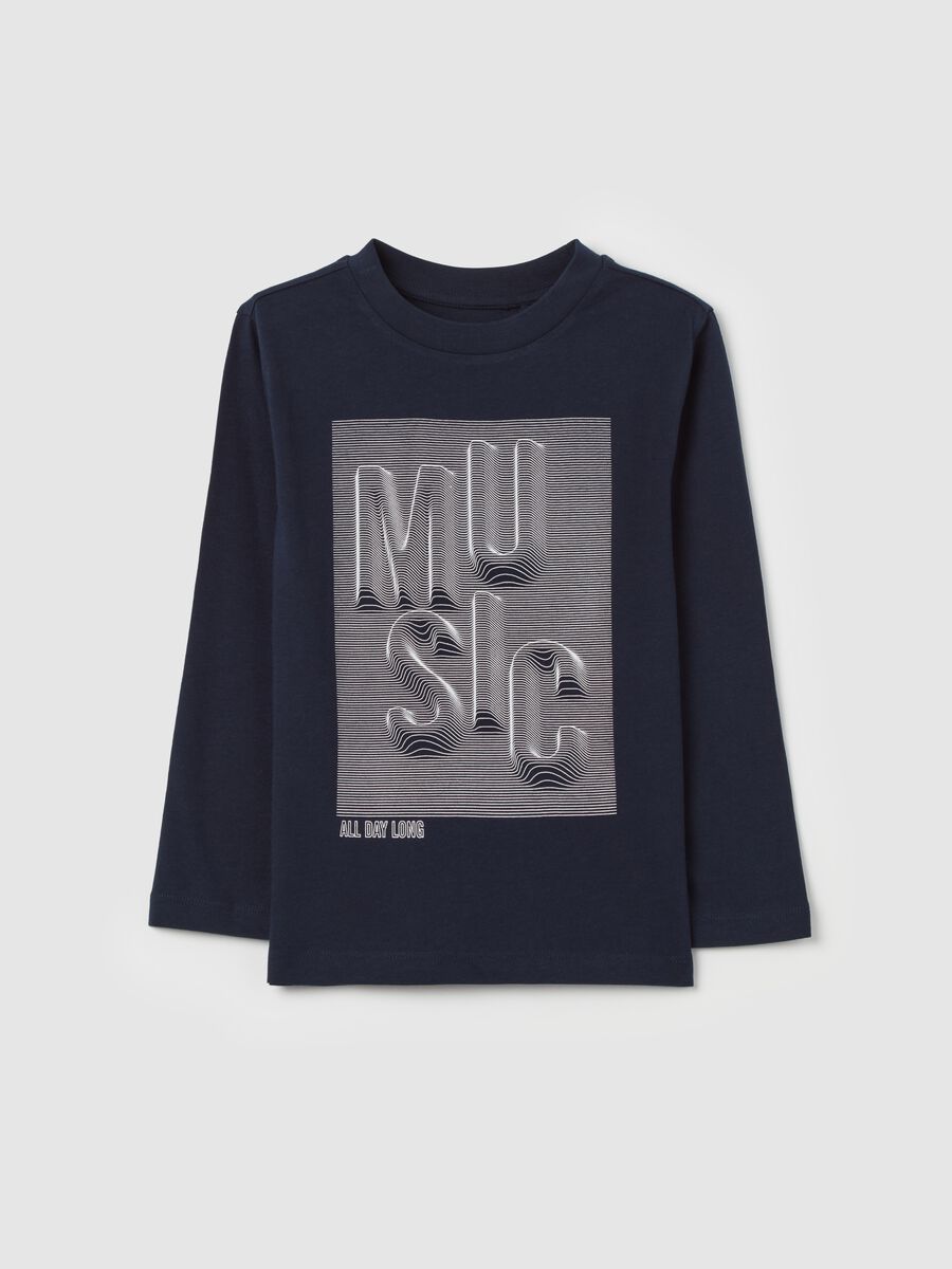 Long-sleeved T-shirt with print_0