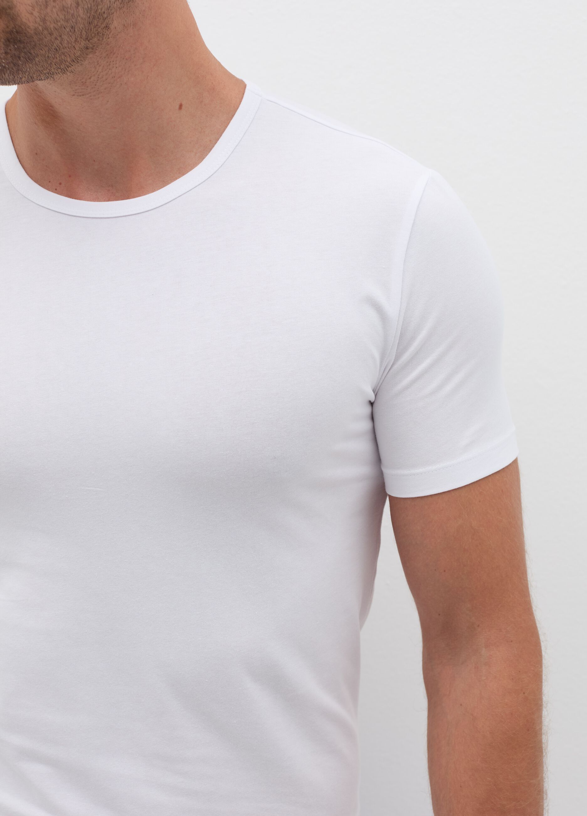 Two-pack organic cotton undershirts