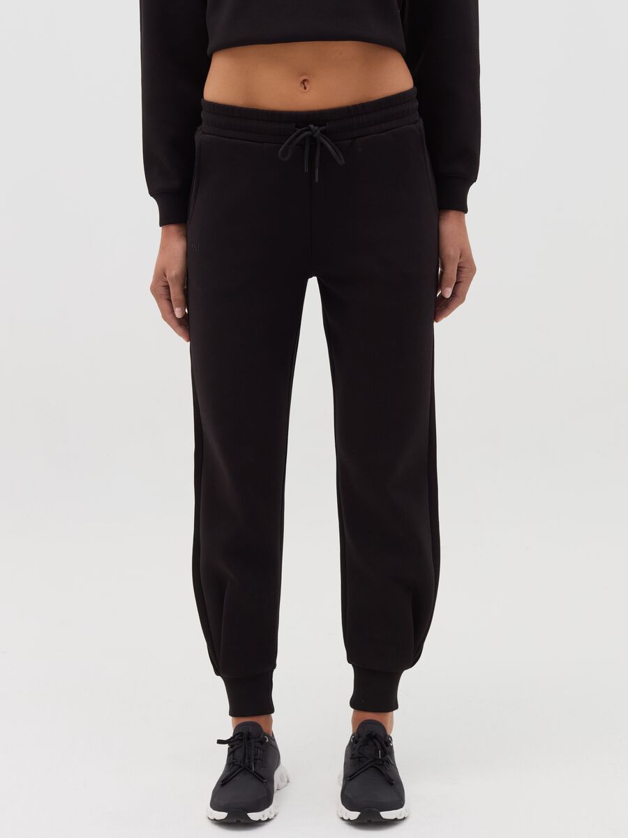 Joggers in fleece_1