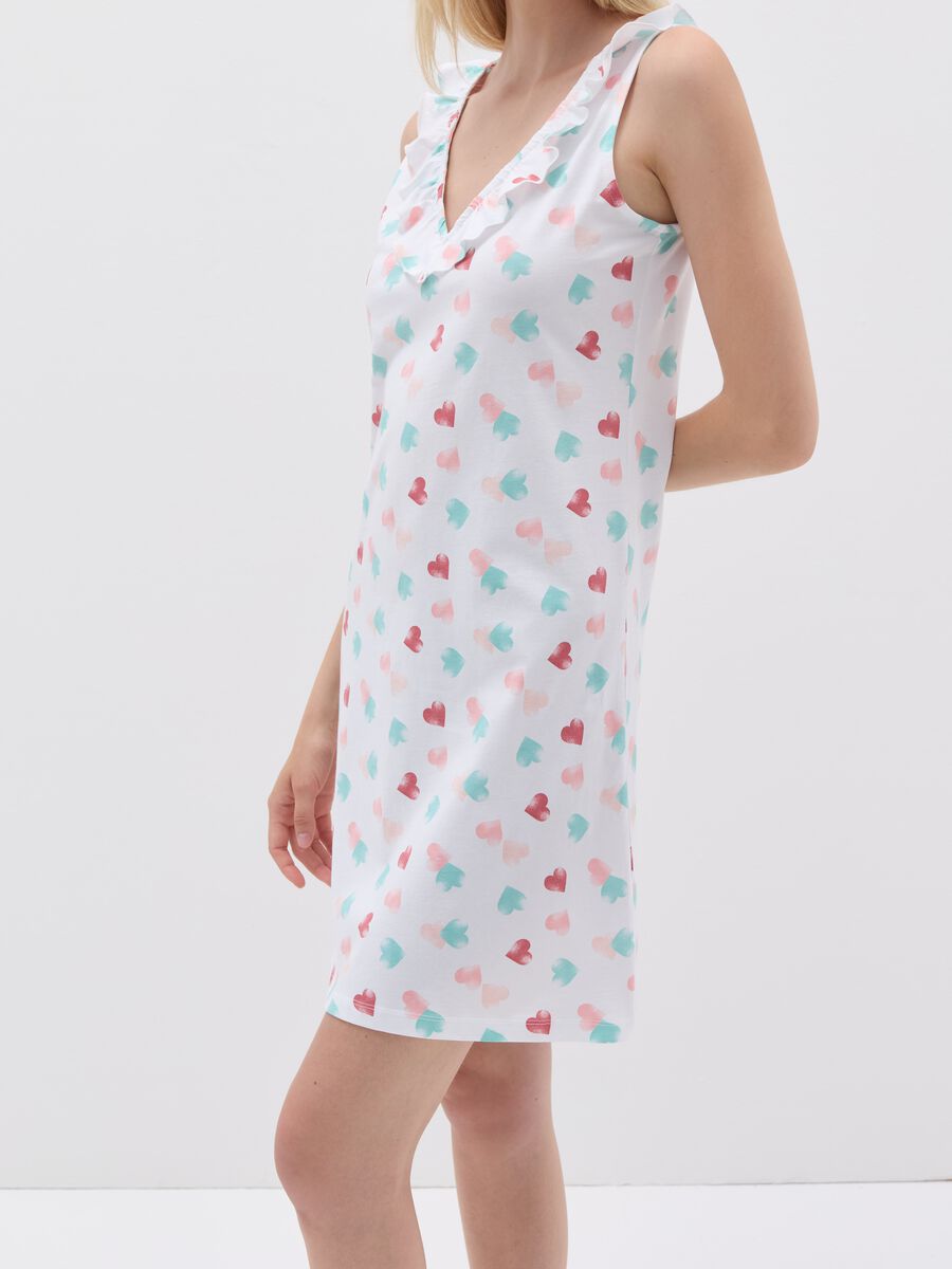 Nightdress with hearts print_1