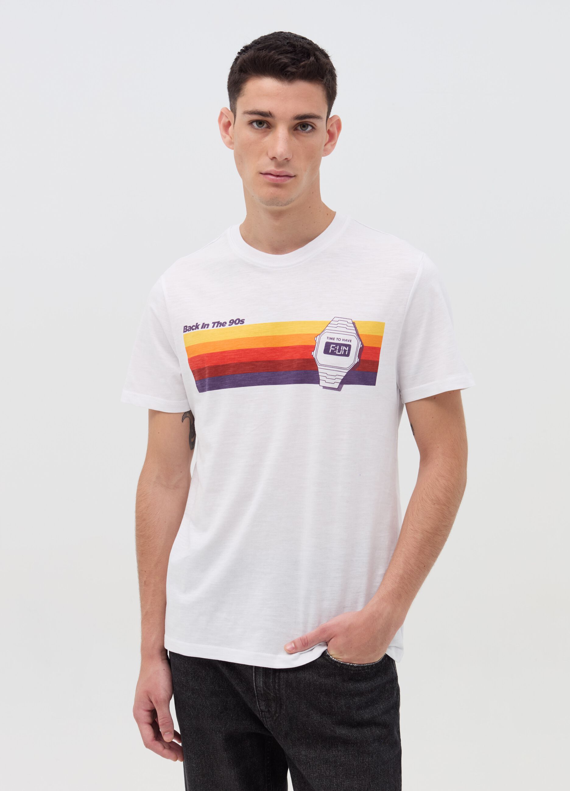 T-shirt with “Back in the 90s” print