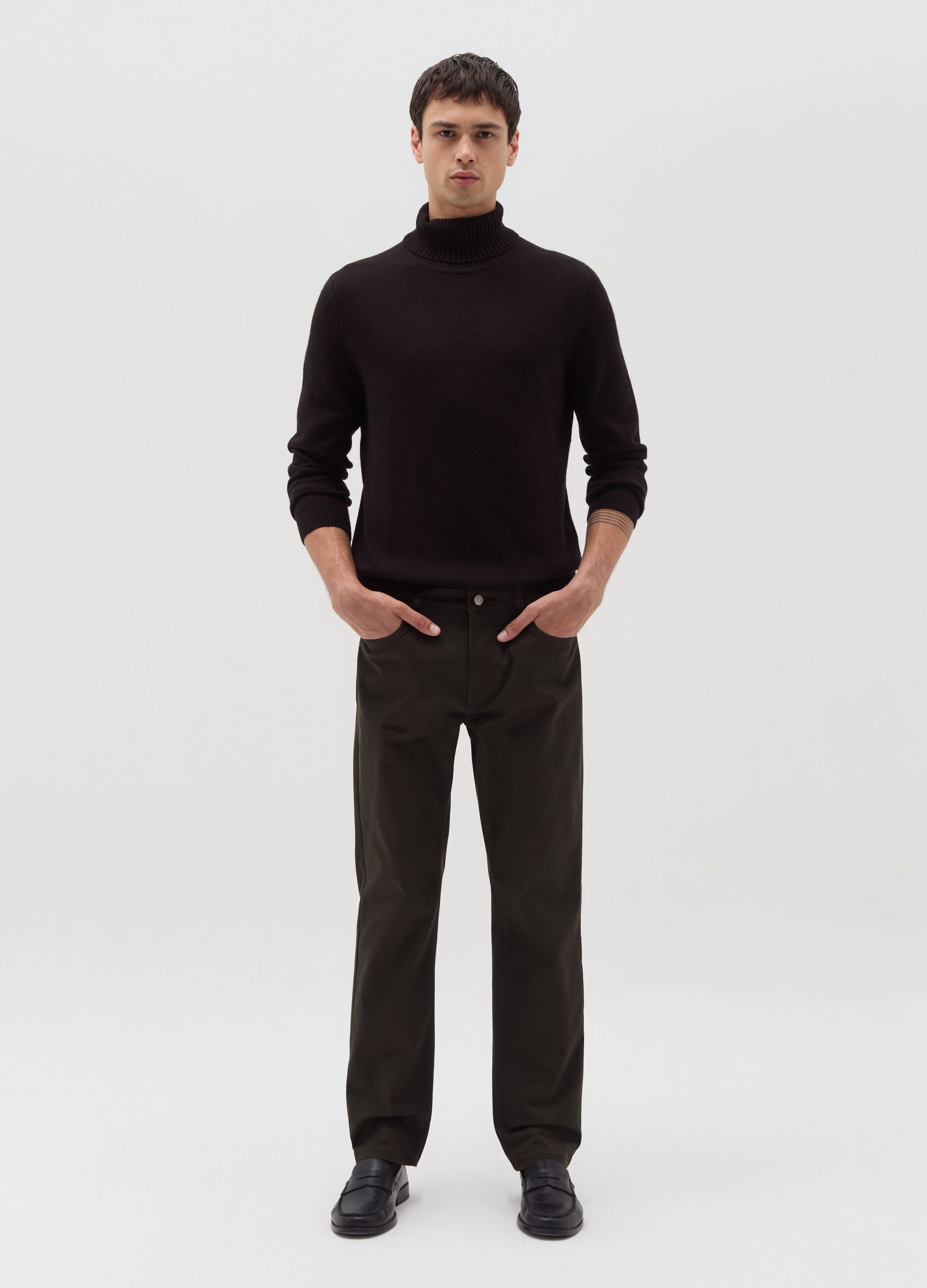 Regular-fit trousers with five pockets