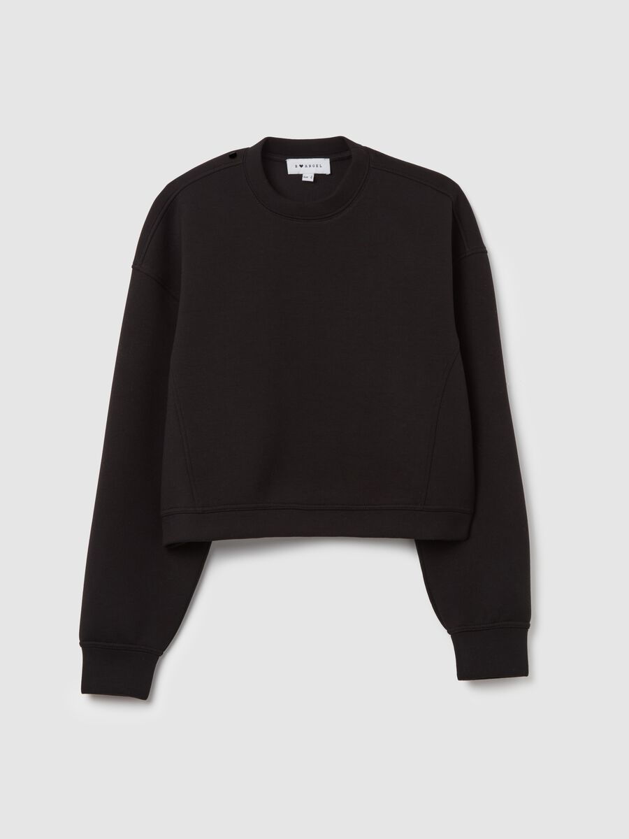 Boxy-fit sweatshirt with round neck_4