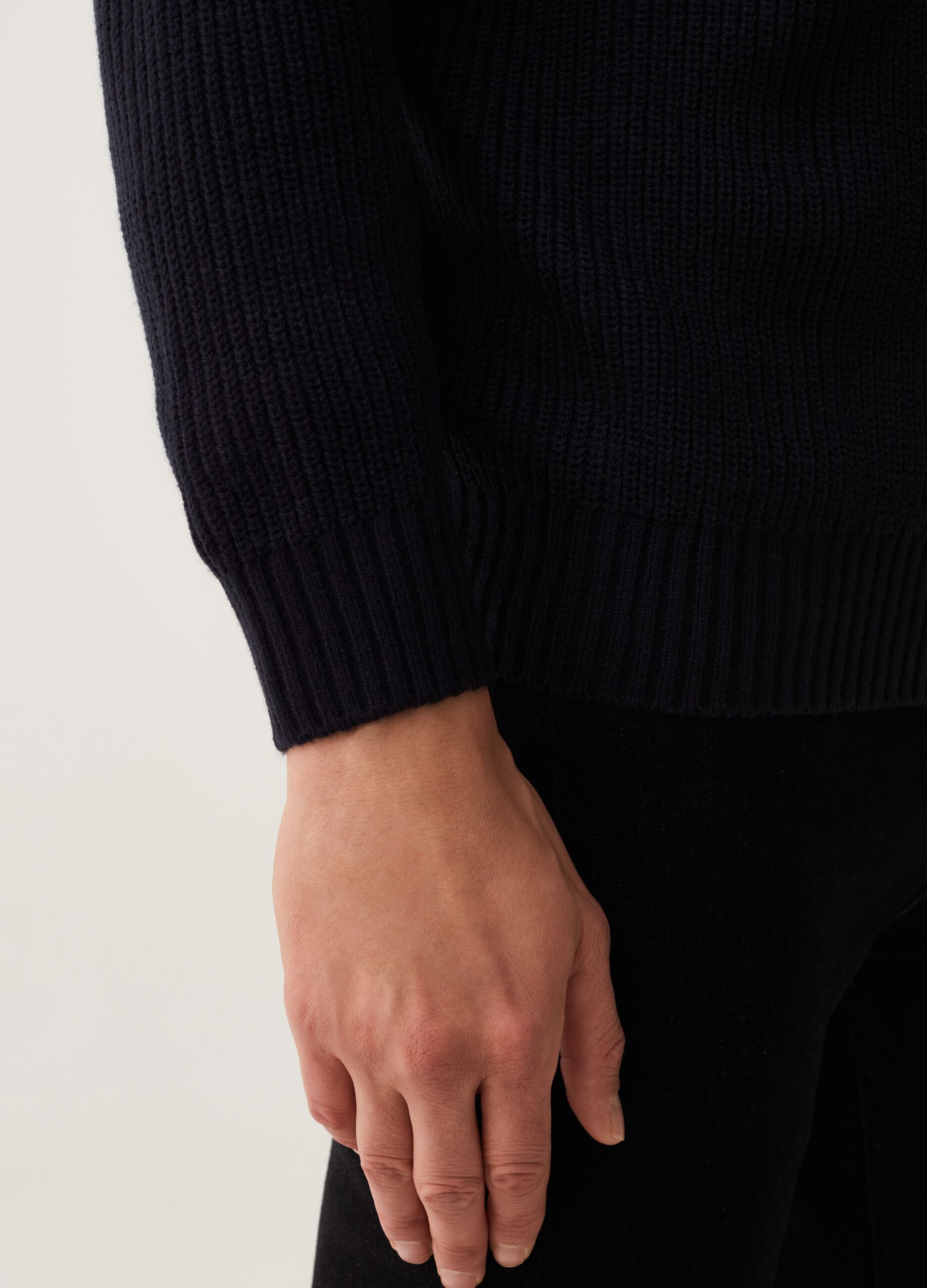 Pullover with shawl neck