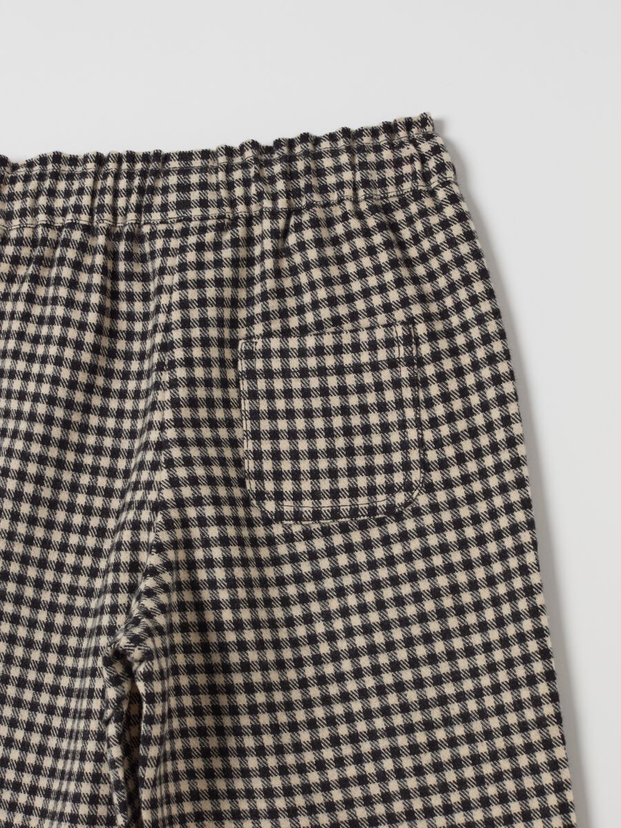 Wide-leg check trousers_3