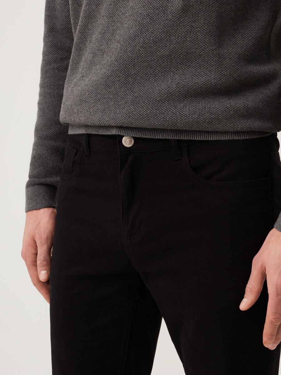 Skinny-fit trousers with five pockets_3