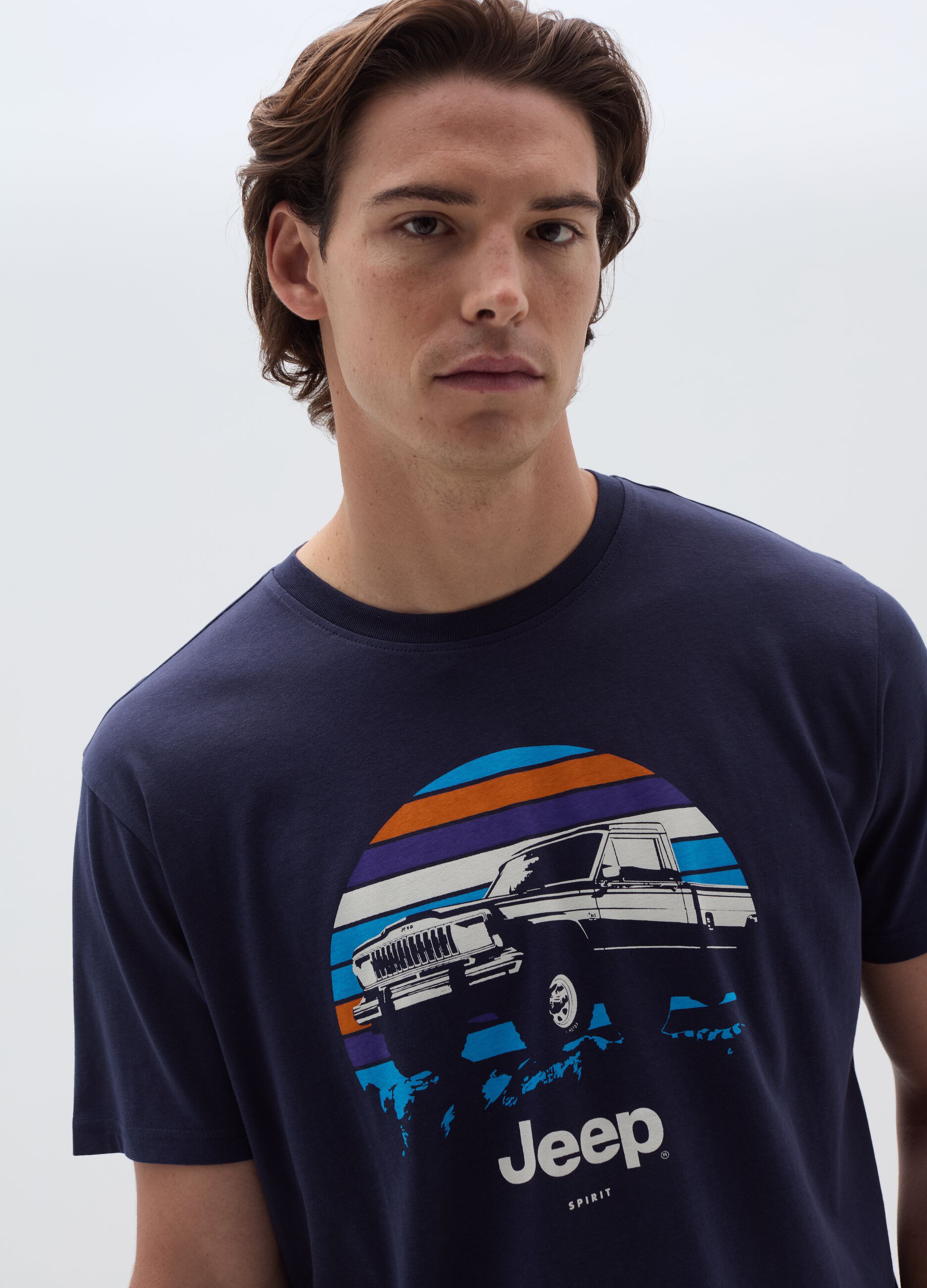 T-shirt stampa Jeep Spirit