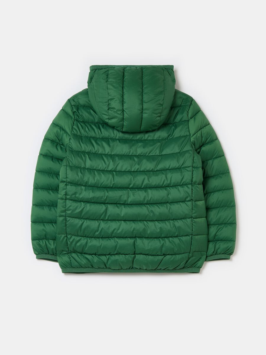 Ultralight down jacket with ripstop weave_1