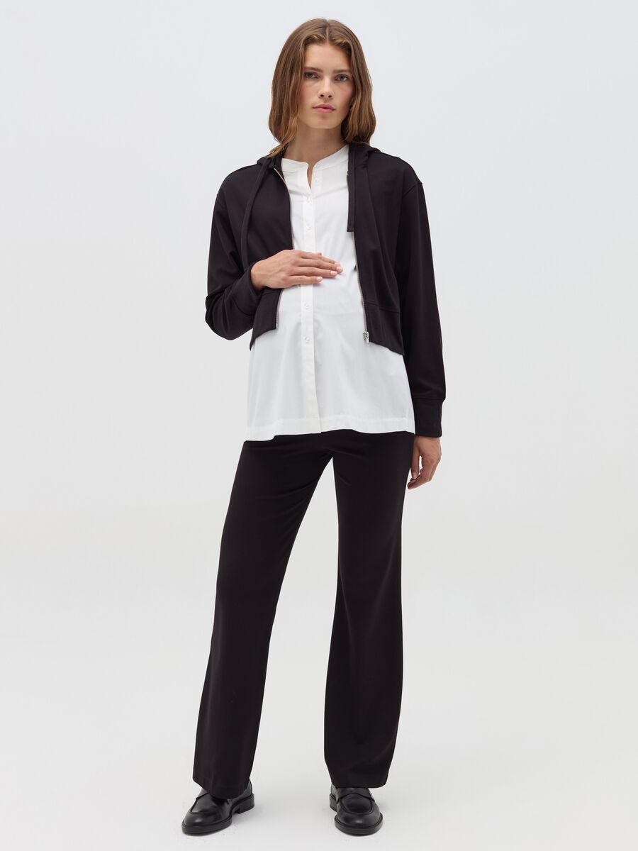 Maternity palazzo trousers in FSC® viscose_0