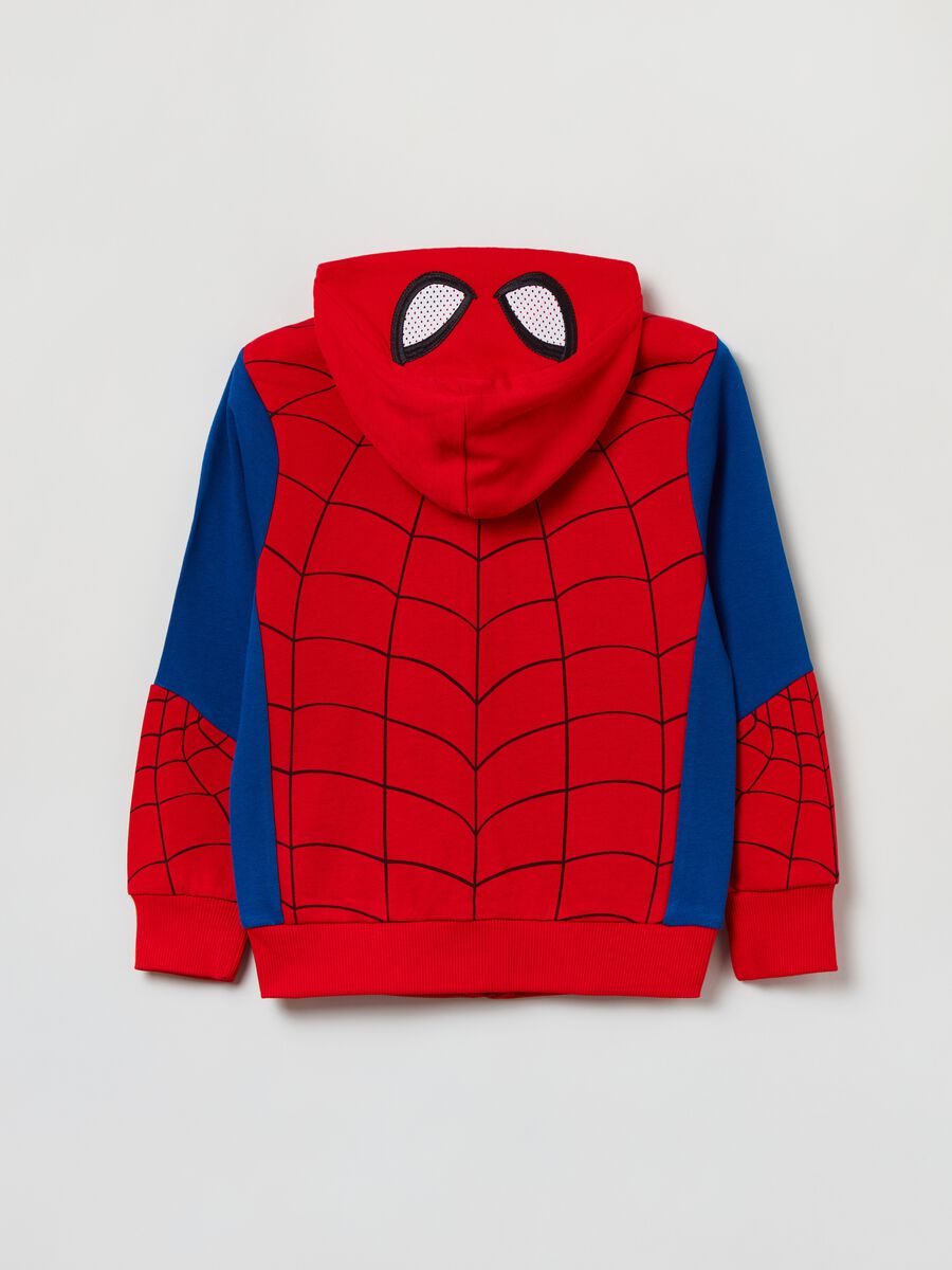Sudadera con cremallera con capucha estampado Spider-Man_1