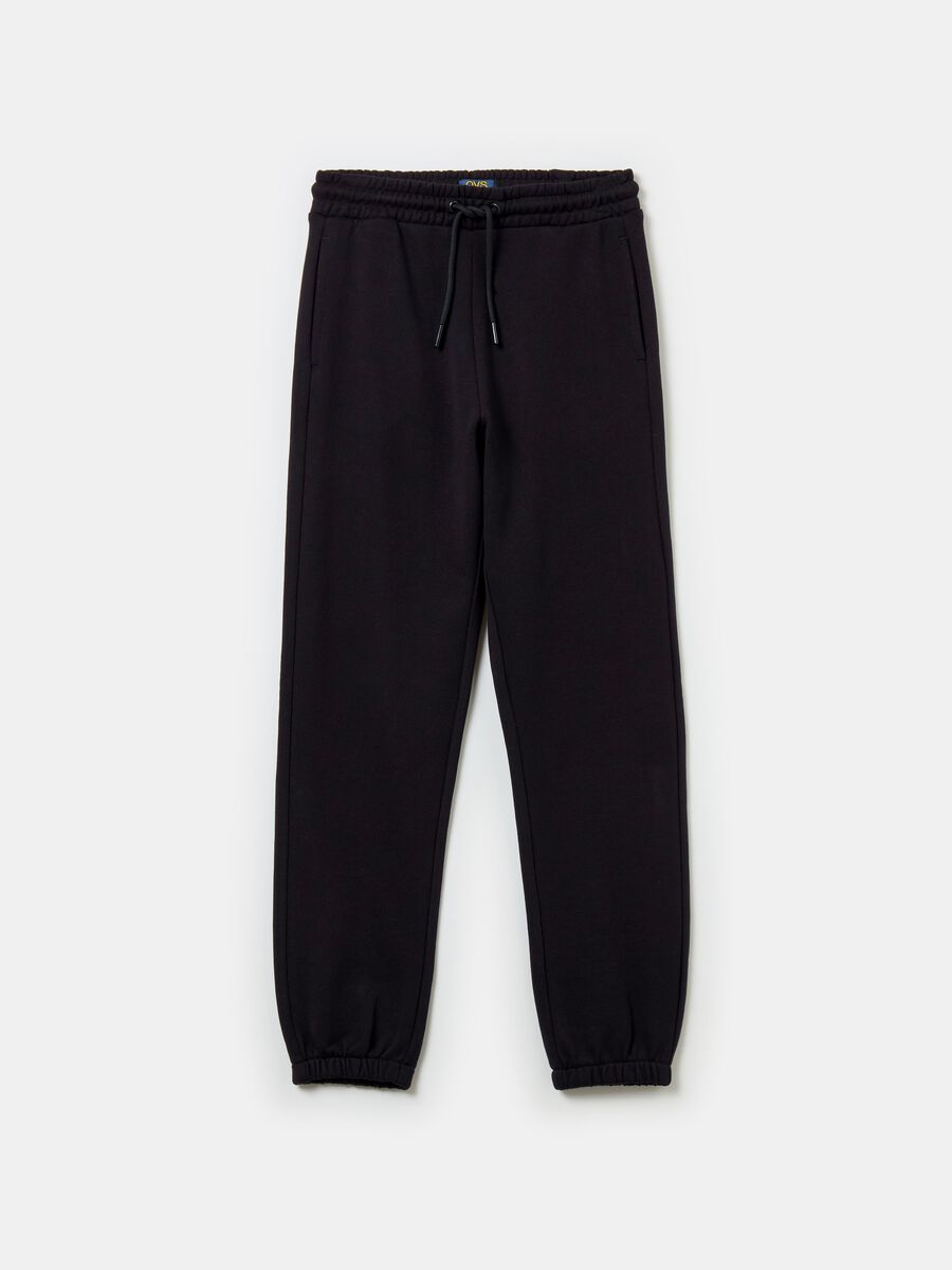 Essential joggers in organic cotton with drawstring_3