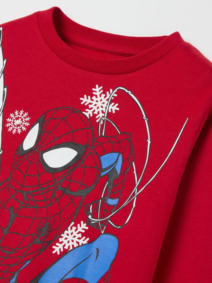 T-shirt a maniche lunghe con stampa Spider-Man_2