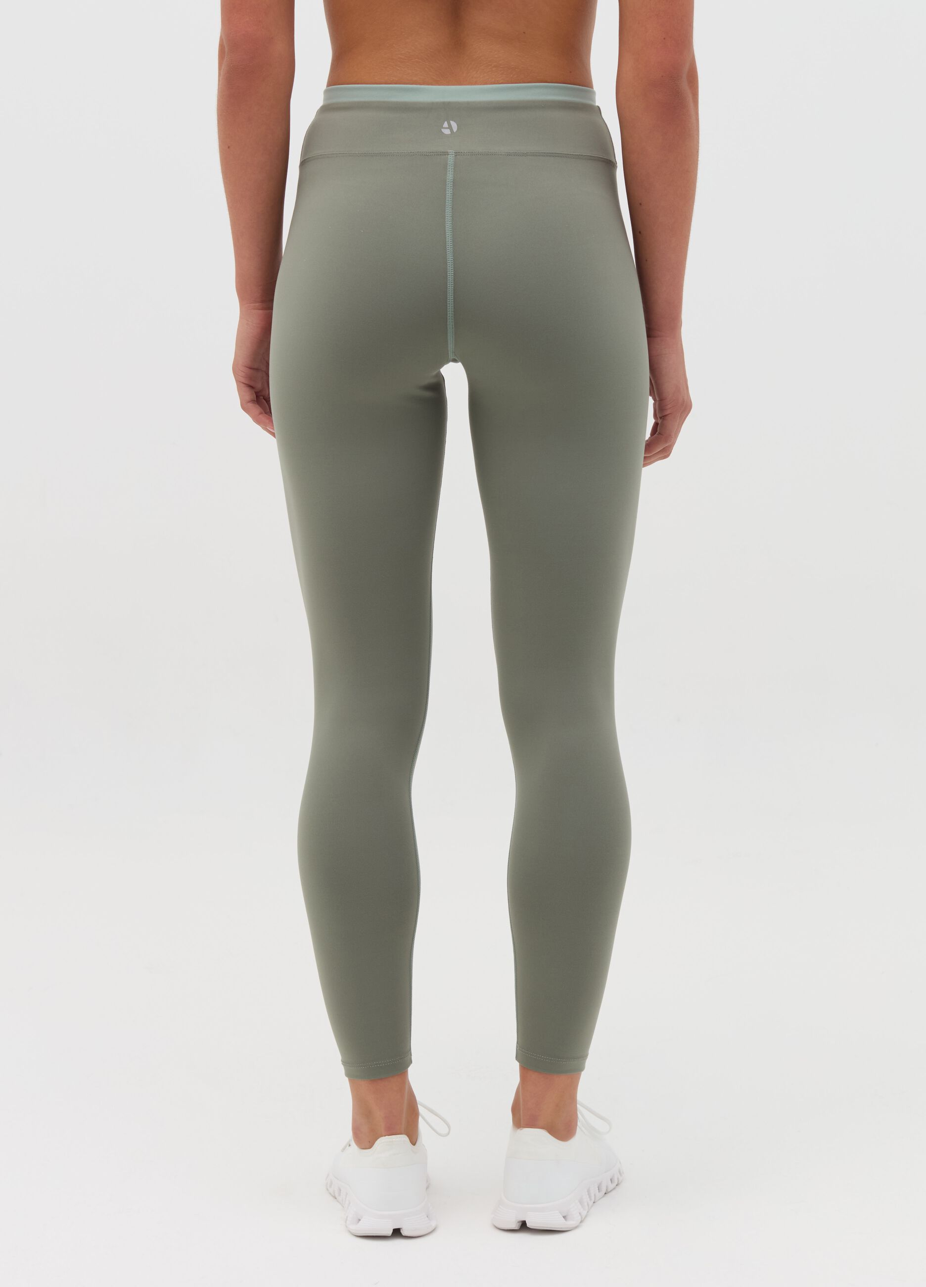 AI•KI leggings with contrasting trim