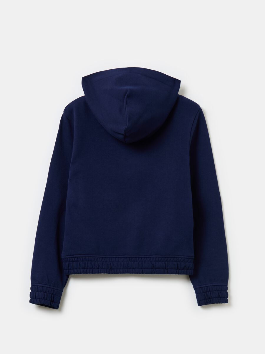 Essential organic cotton full-zip sweatshirt with hood_1