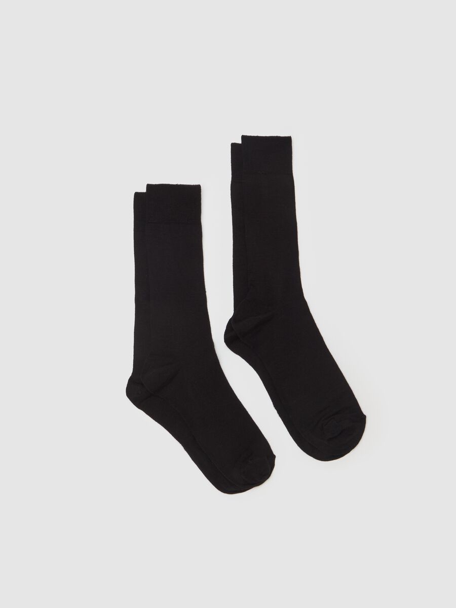 Two-pack midi socks in bamboo viscose_0