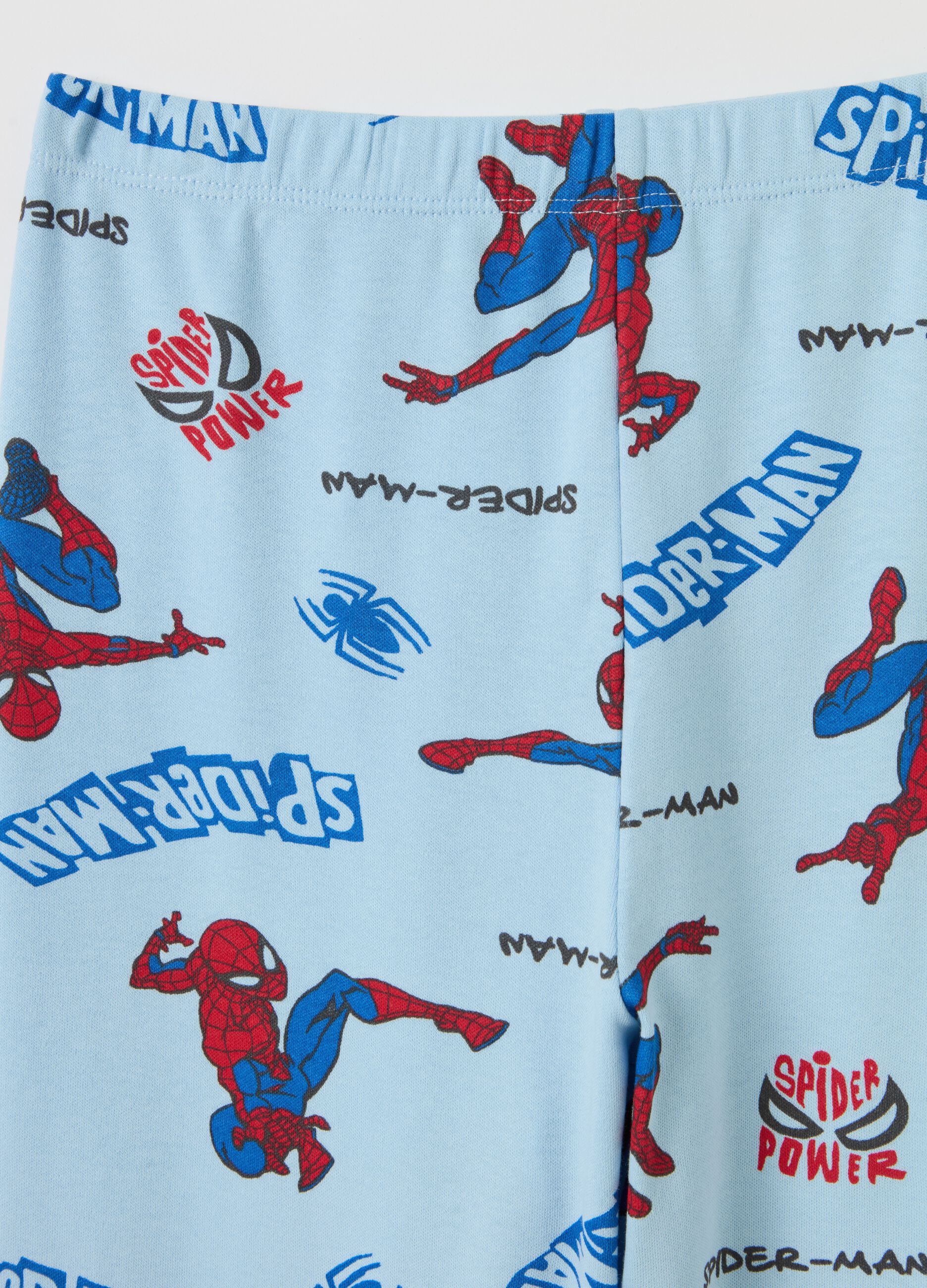 Organic cotton pyjamas with Spider-Man print