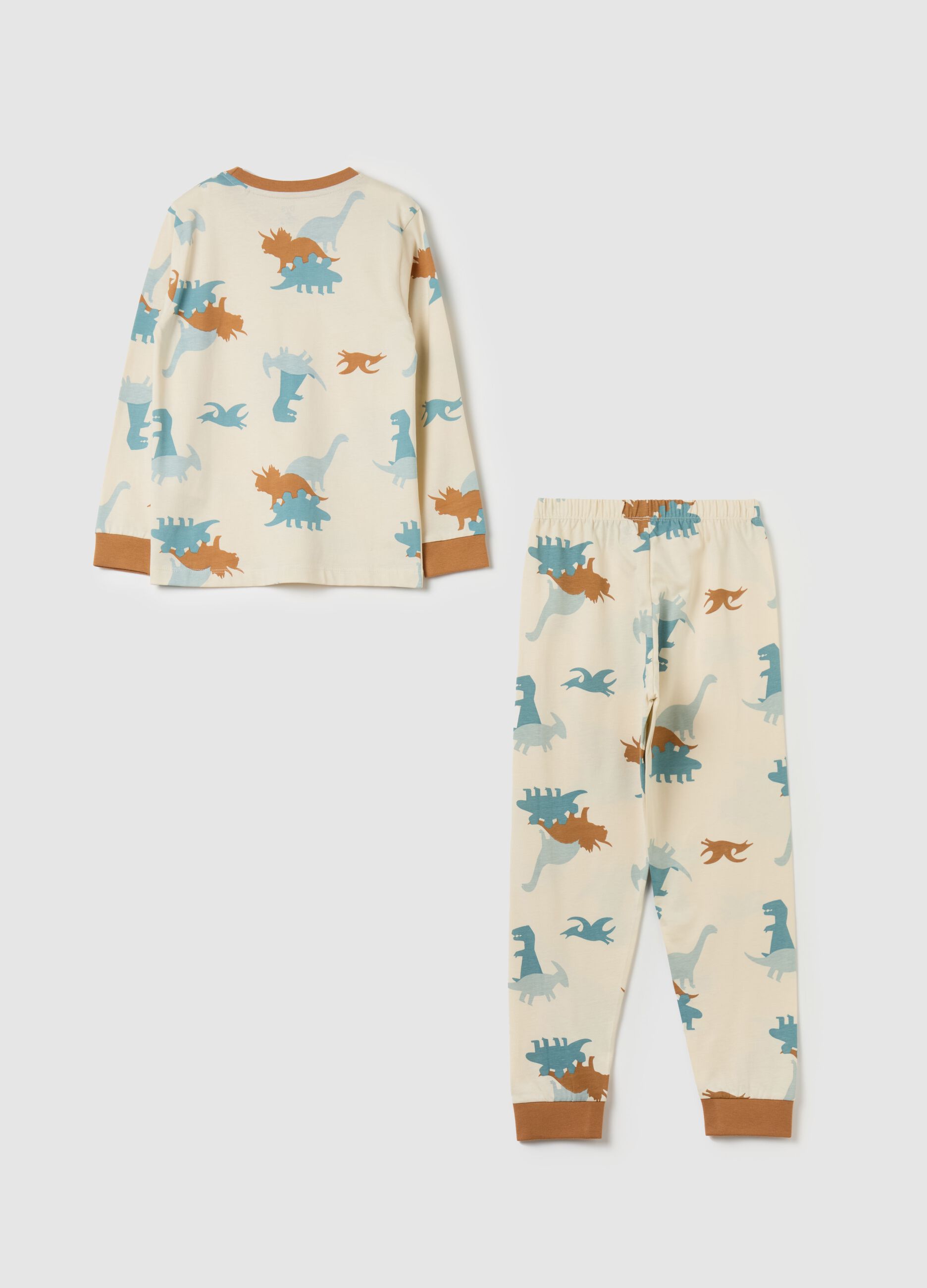 Organic cotton pyjamas with print