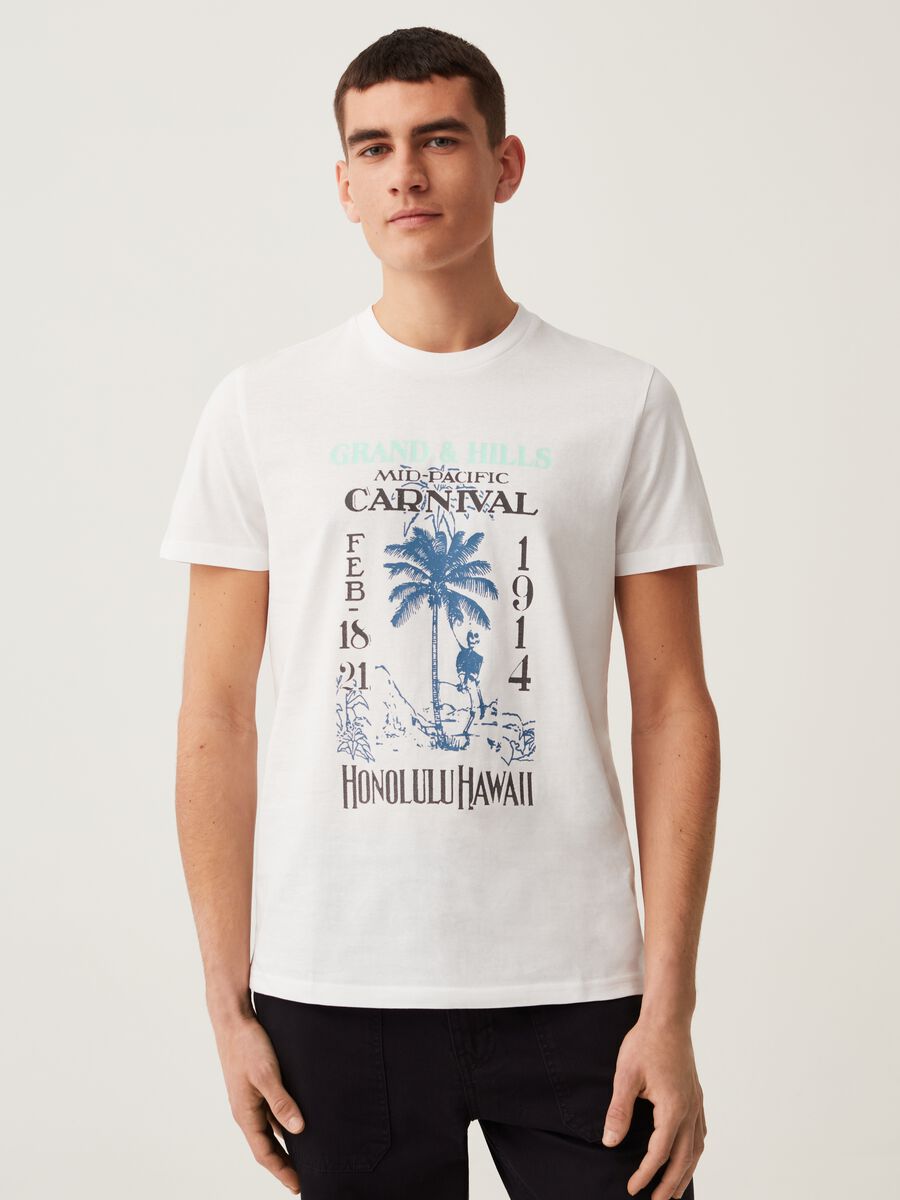 Grand&Hills cotton T-shirt with print_0