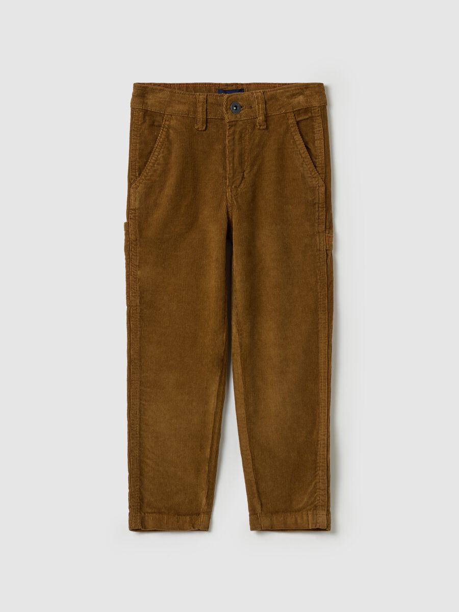 Work pants in corduroy_0