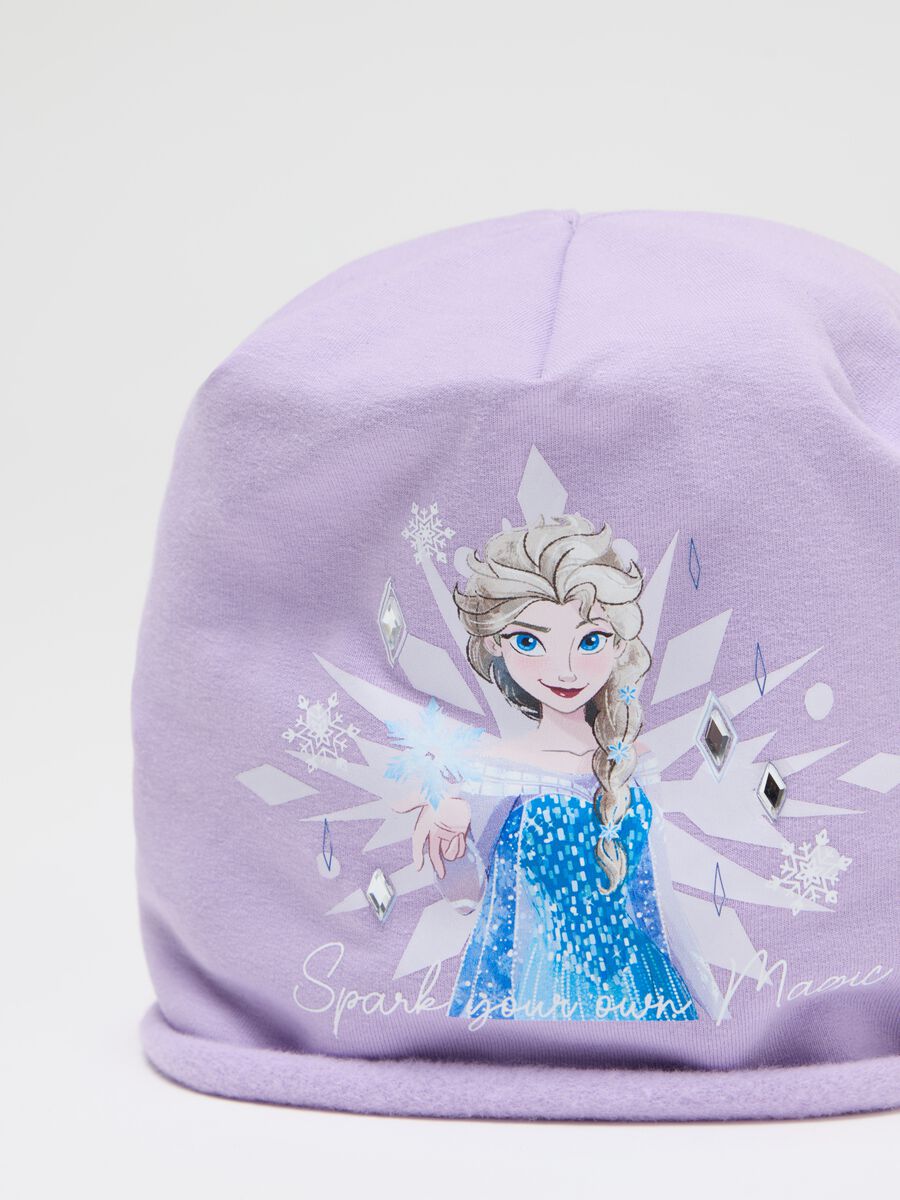 Fleece hat with Elsa "Spark your magic” print_2