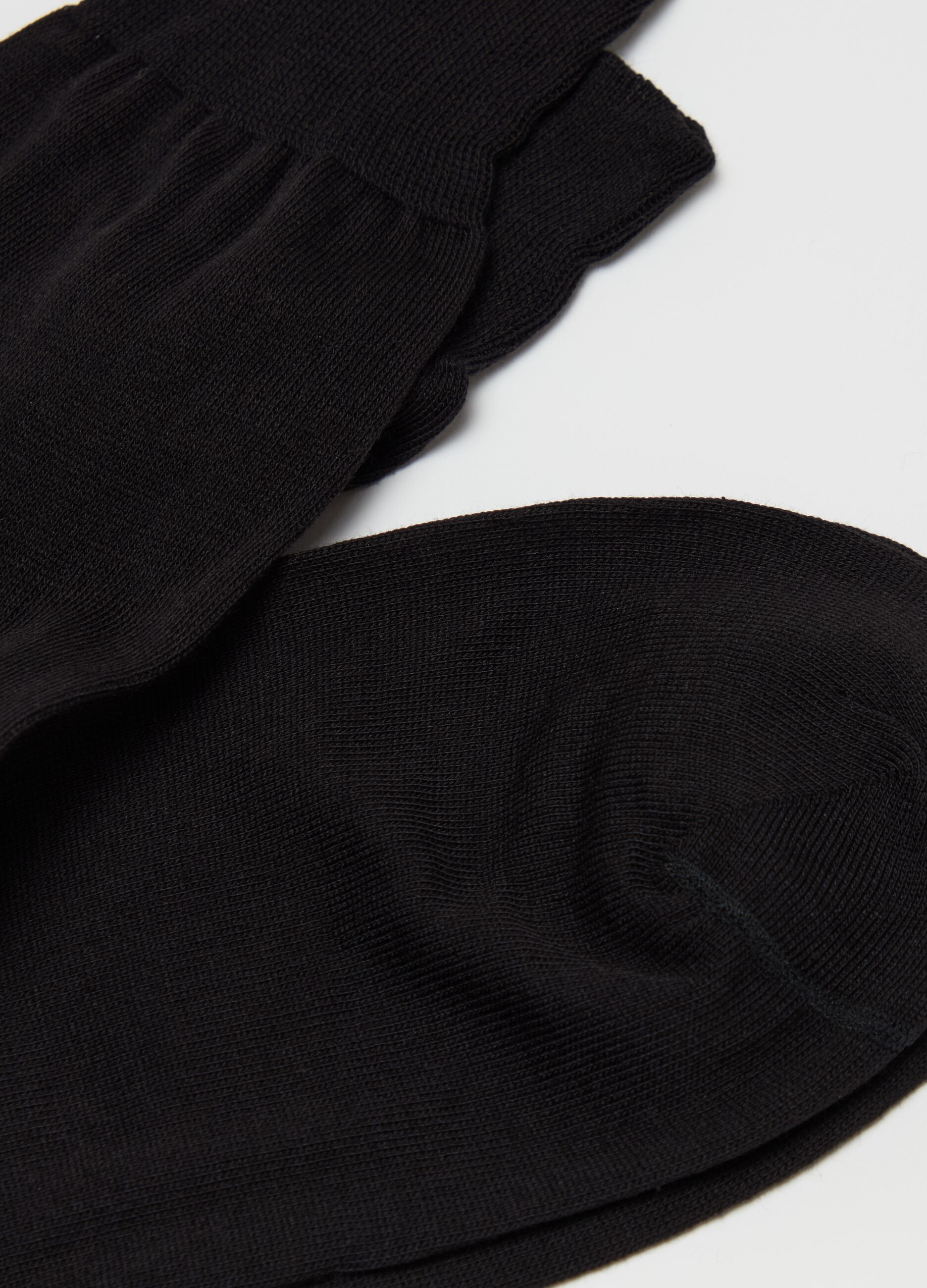 Two-pair pack short socks in organic cotton