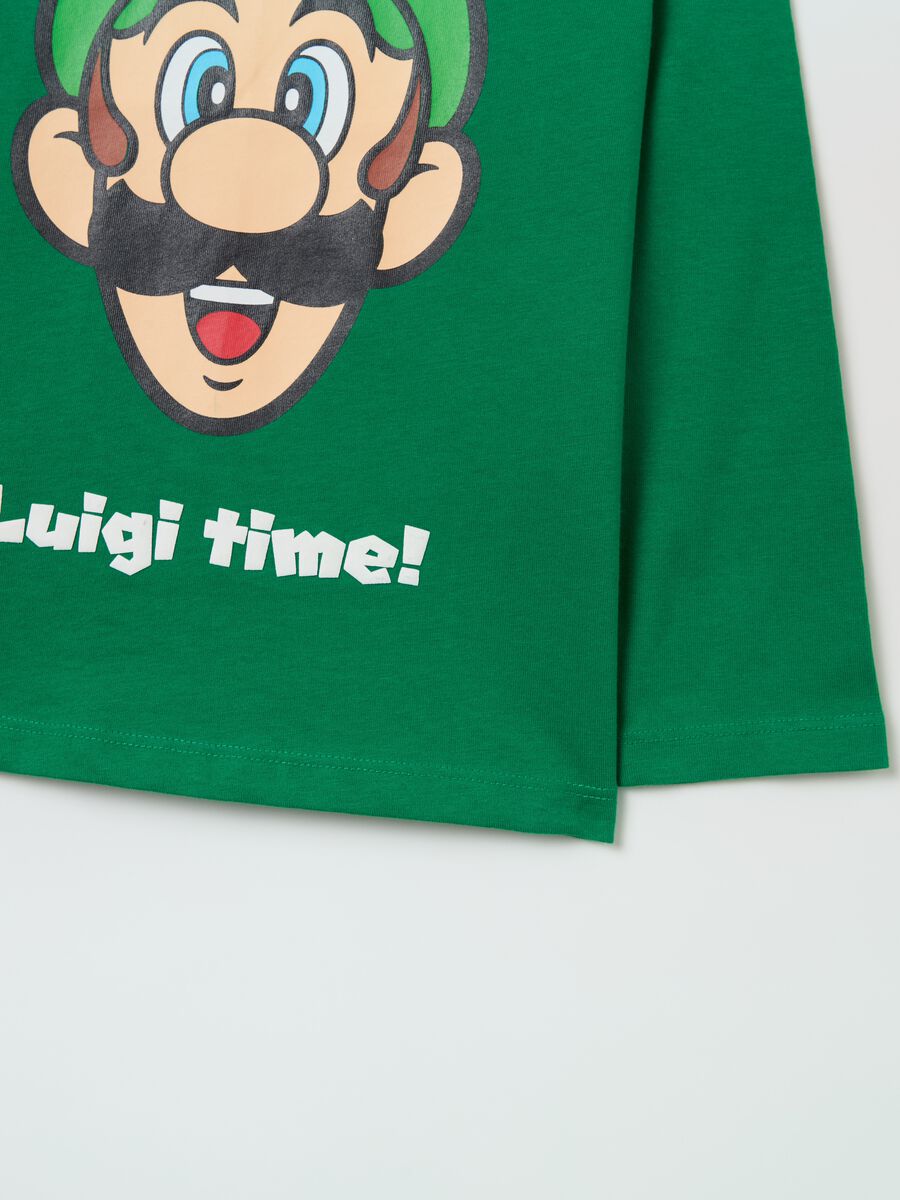 T-shirt maniche lunghe stampa Luigi Super Mario™_3