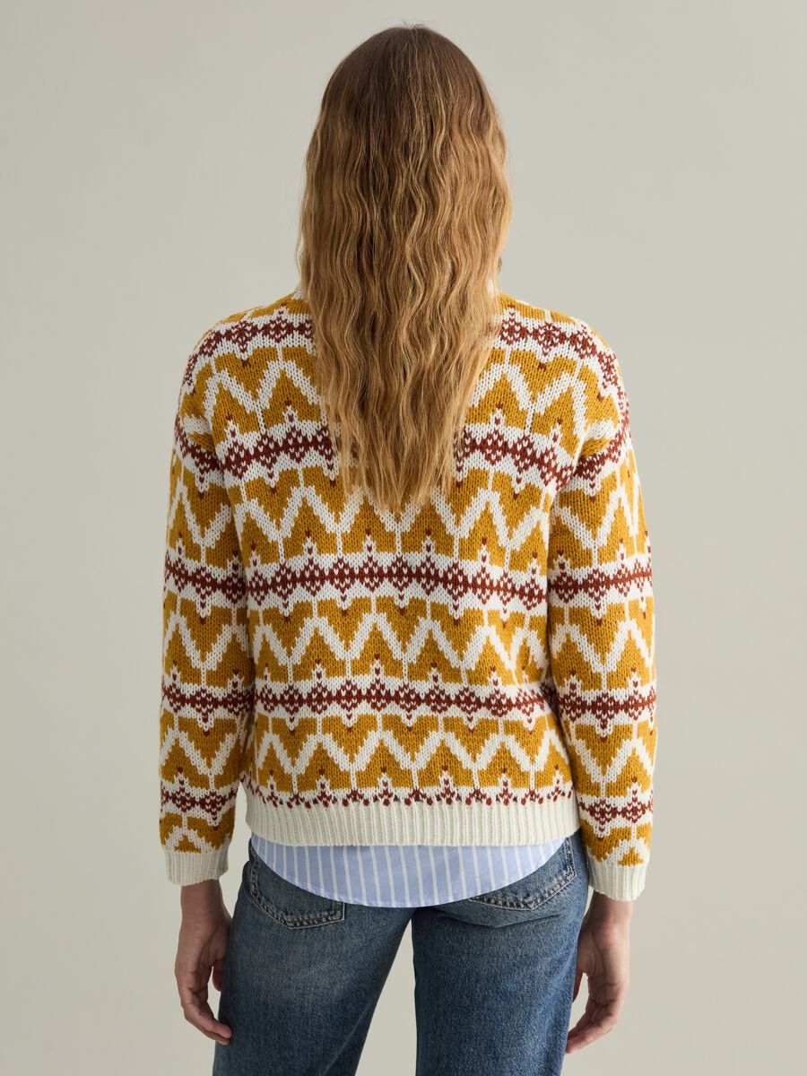 Pullover with jacquard Norwegian motif_3