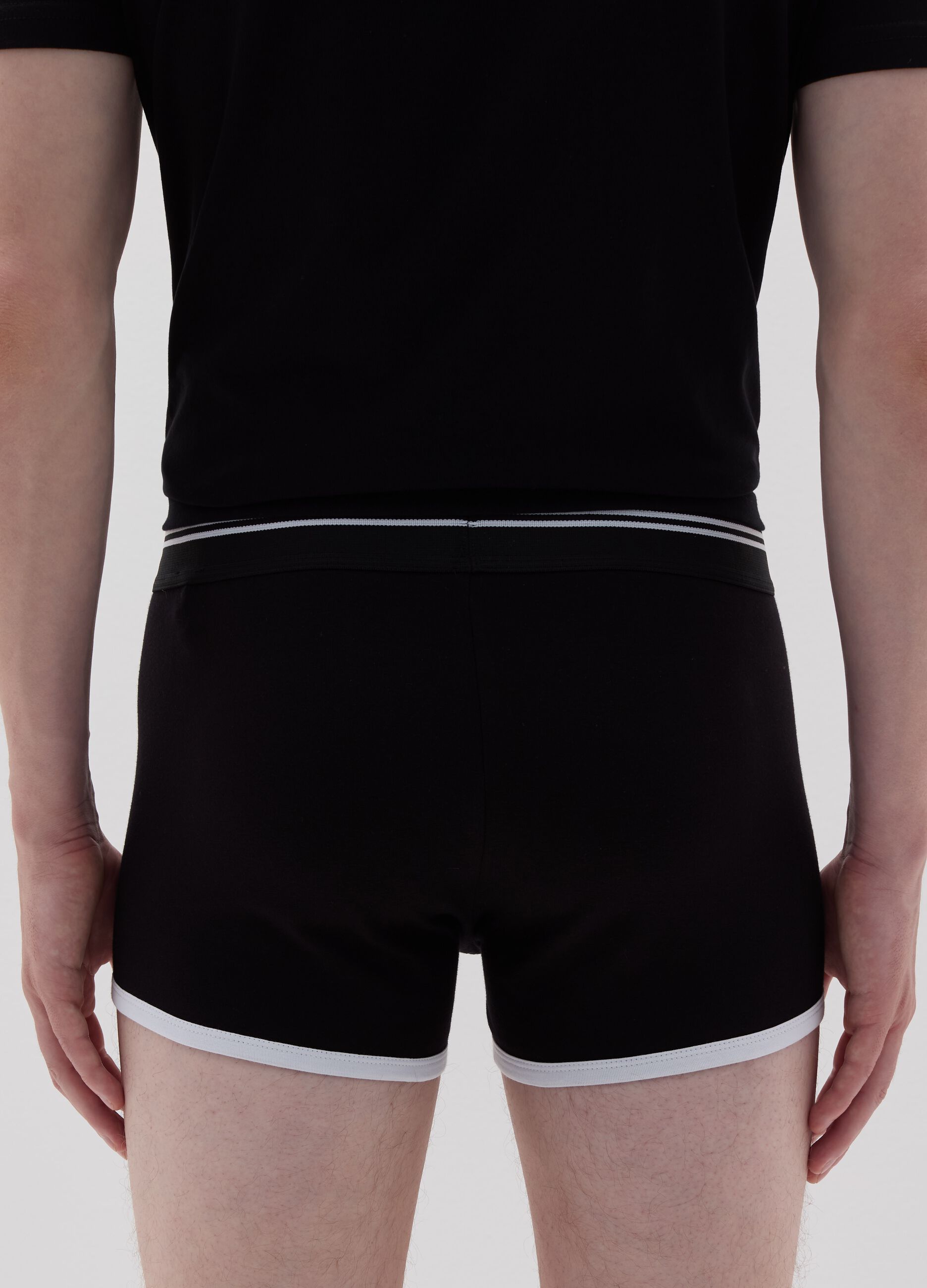 Boxer shorts with contrasting details