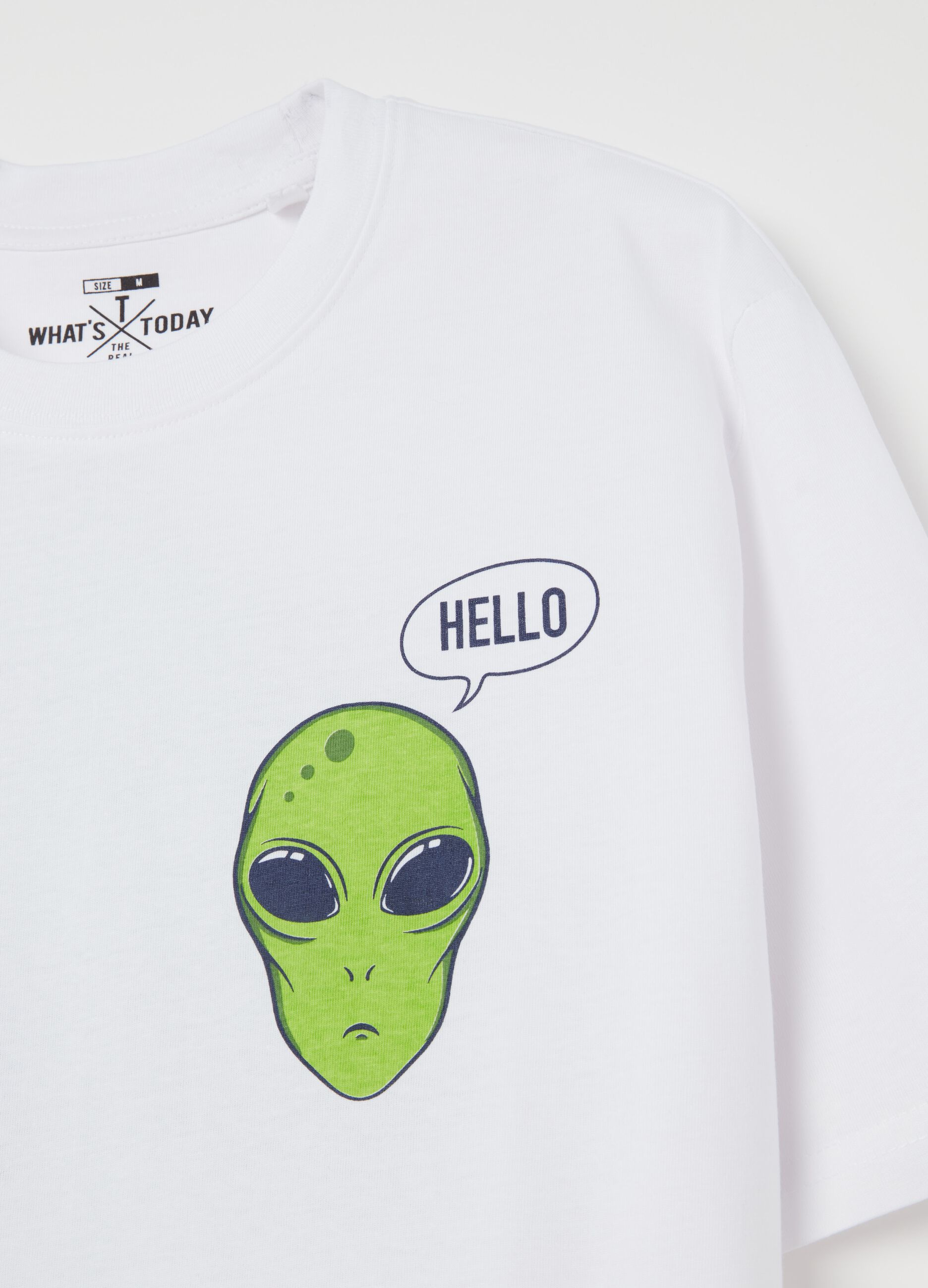 T-shirt with alien print