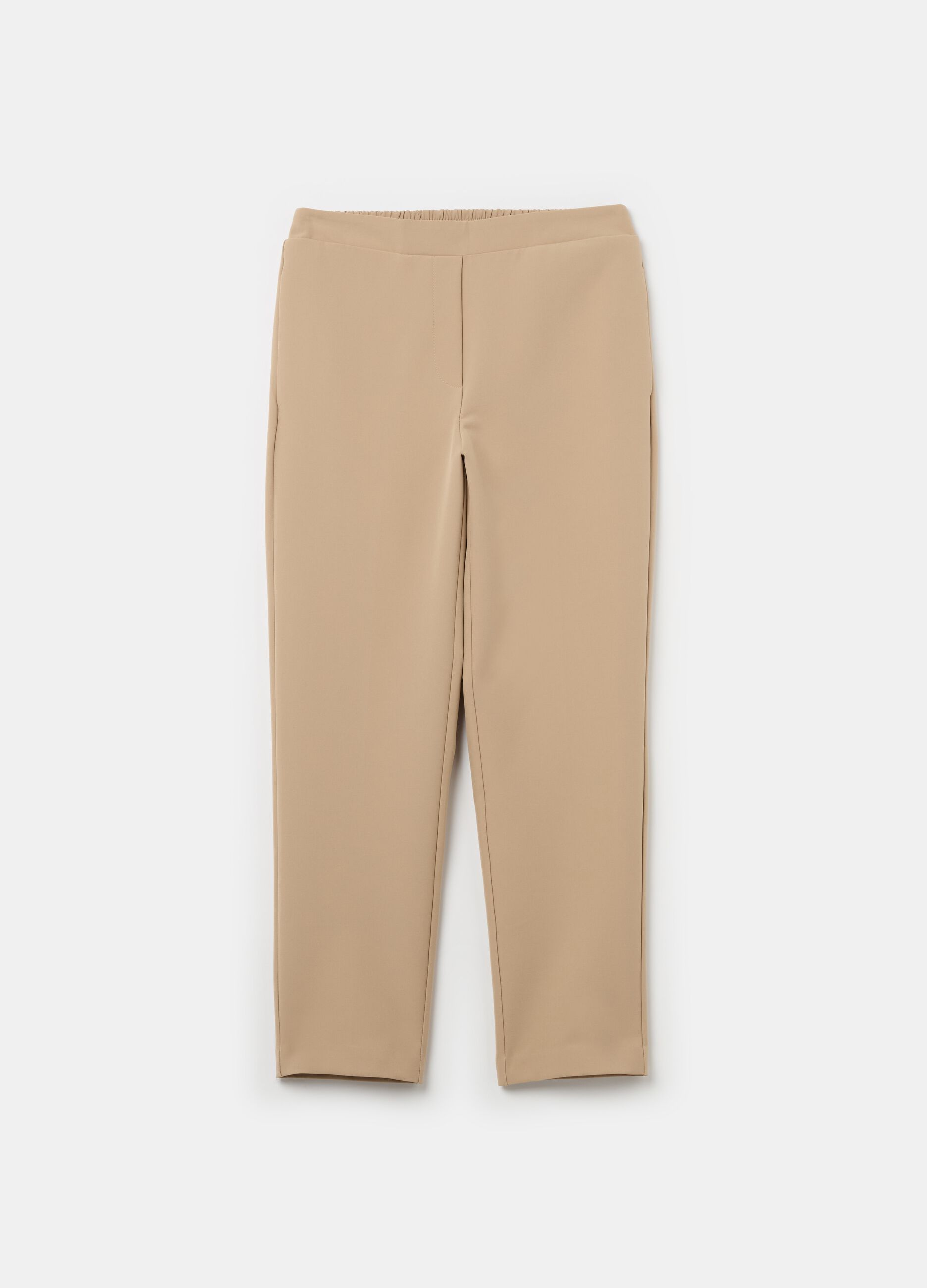 Stretch cigarette trousers