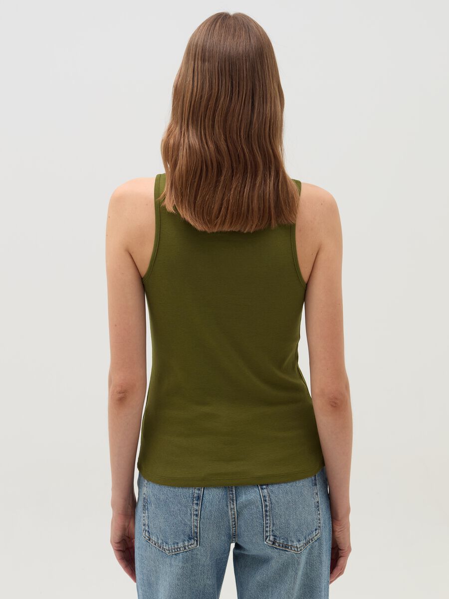 Tank top with cut-out detail_2