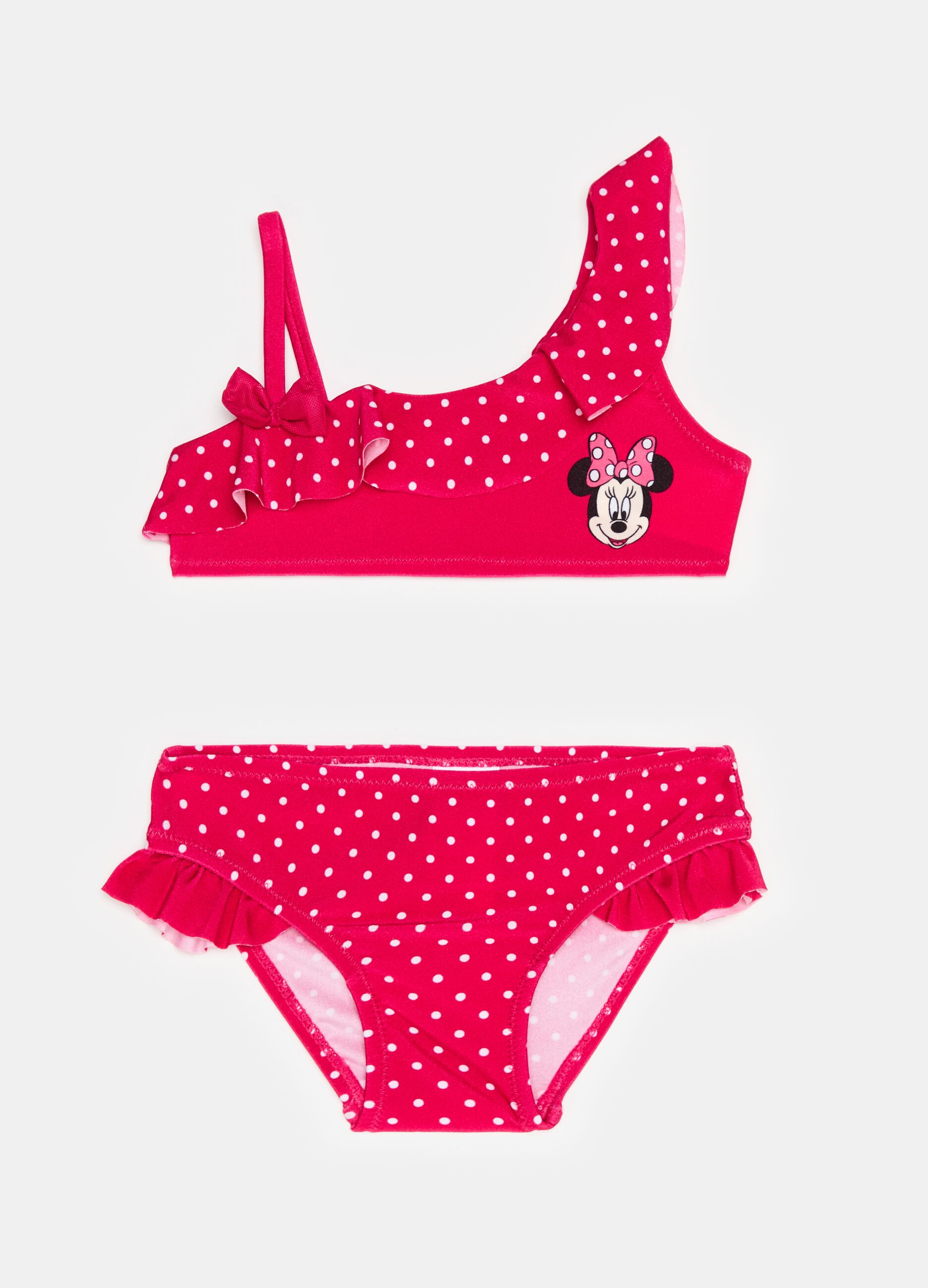 Bikini with Minnie Mouse and polka dot print