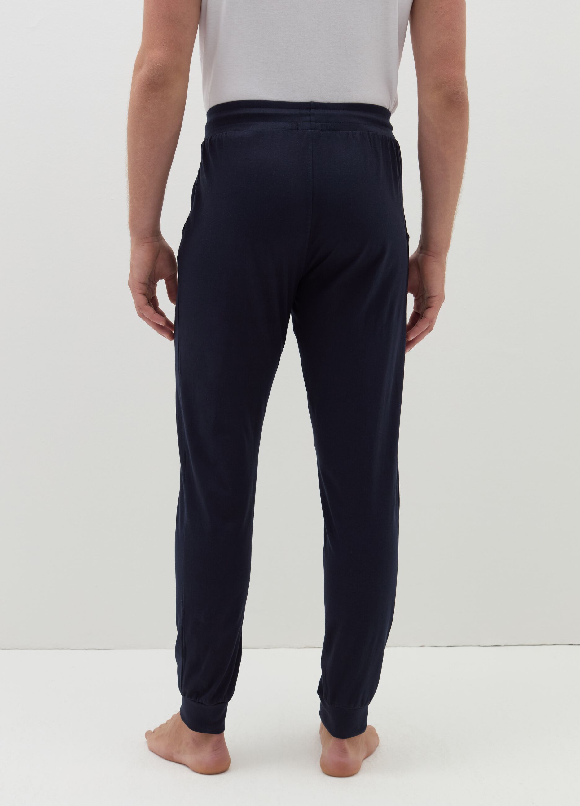 Pyjama trousers with drawstring