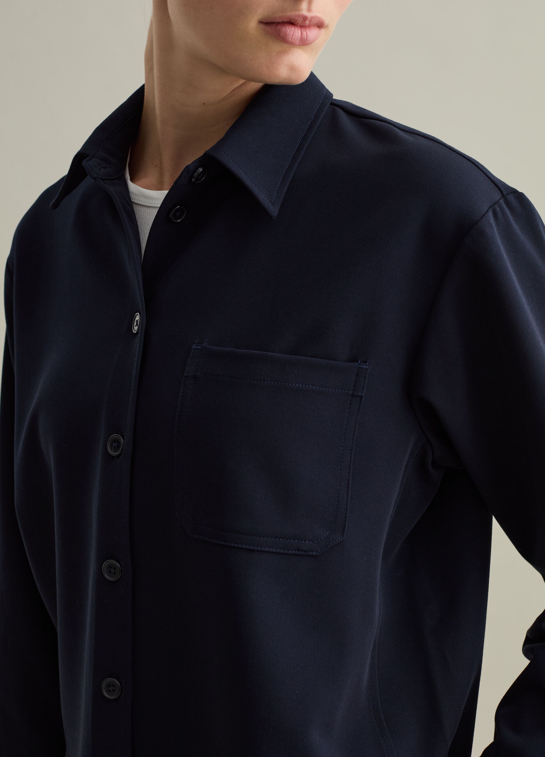 Contemporary shirt with pocket