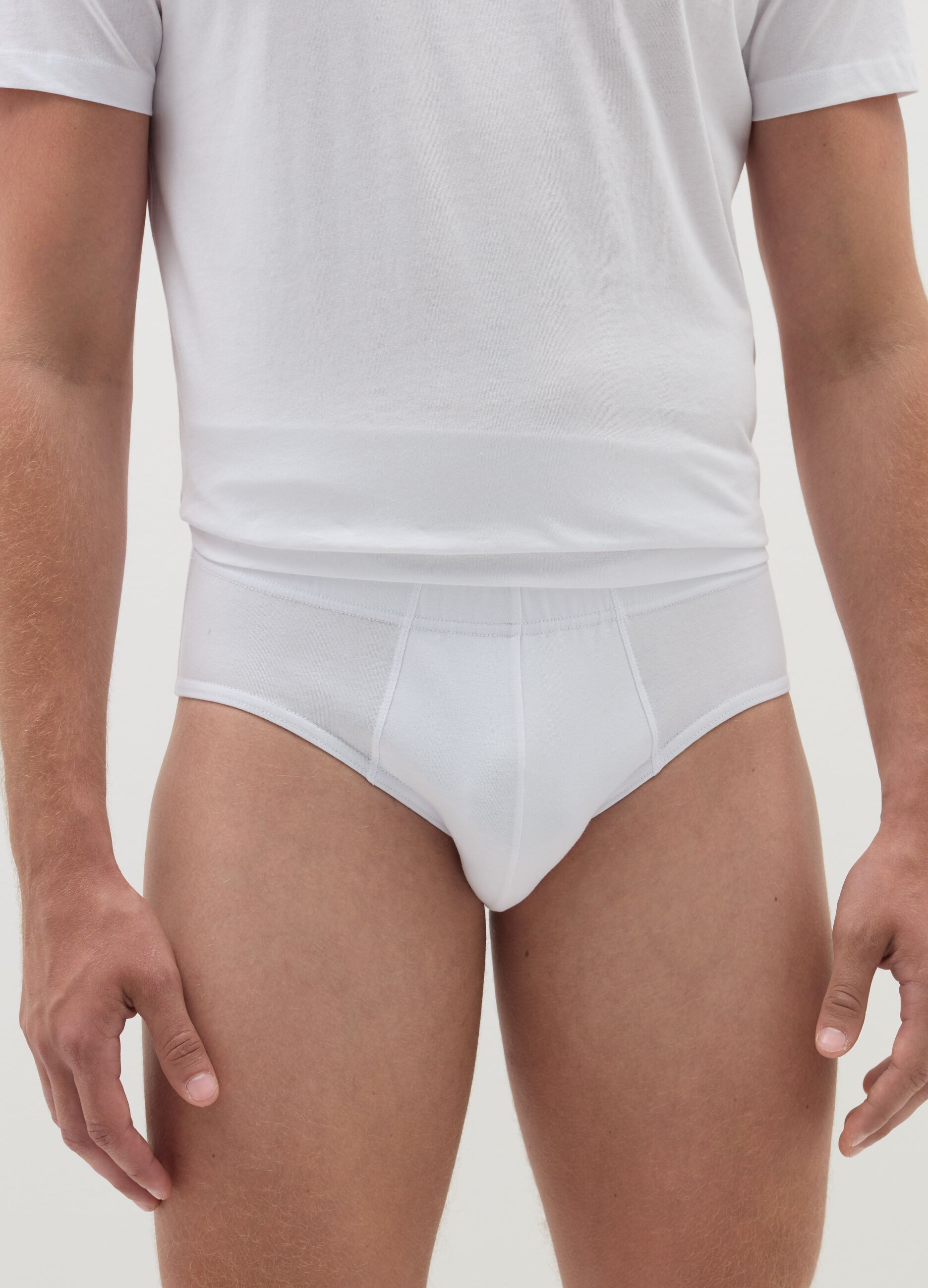 Five-pack stretch organic cotton briefs