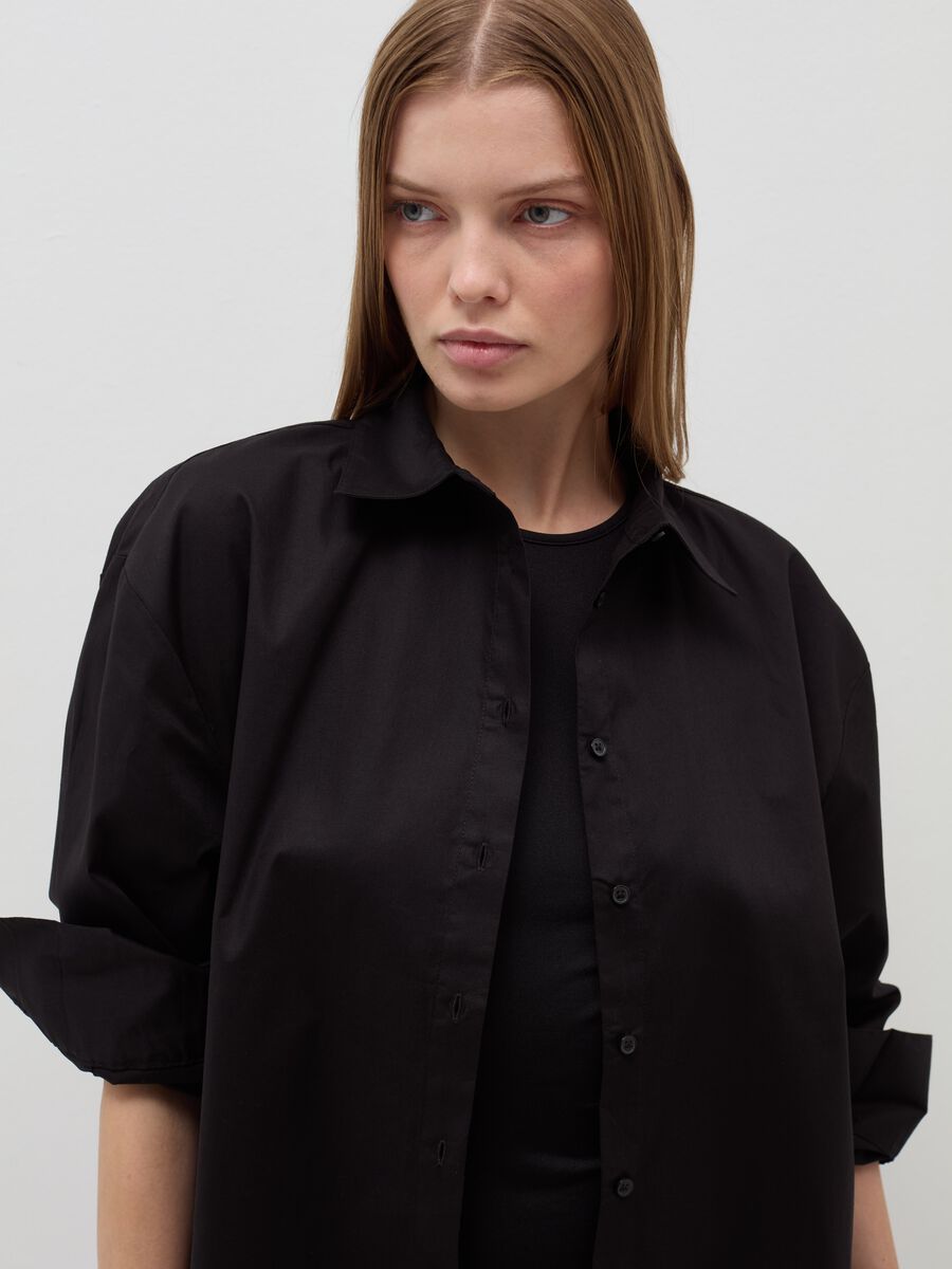 Oversized shirt in poplin_3