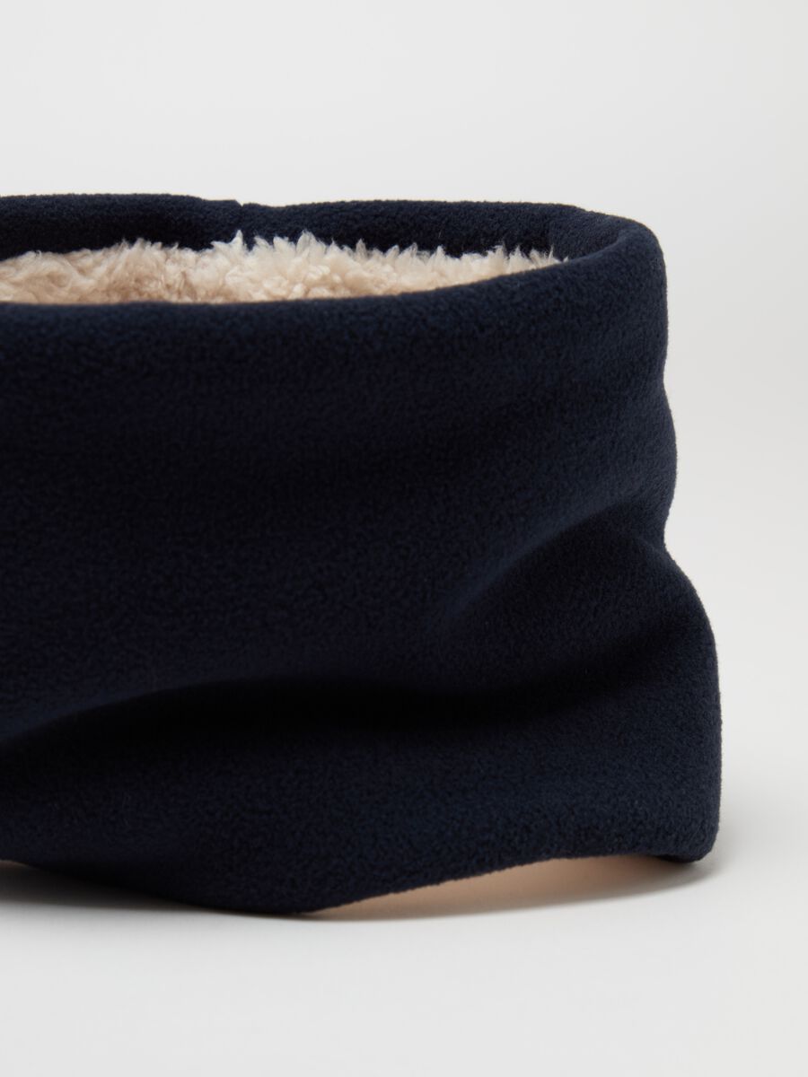 Neck warmer with sherpa lining_2